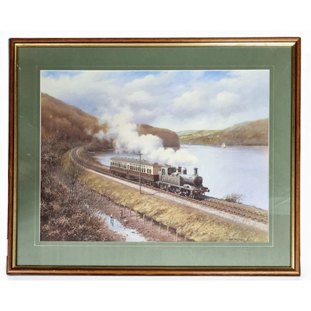 After the original. A good coloured Print of a Steam Train i...