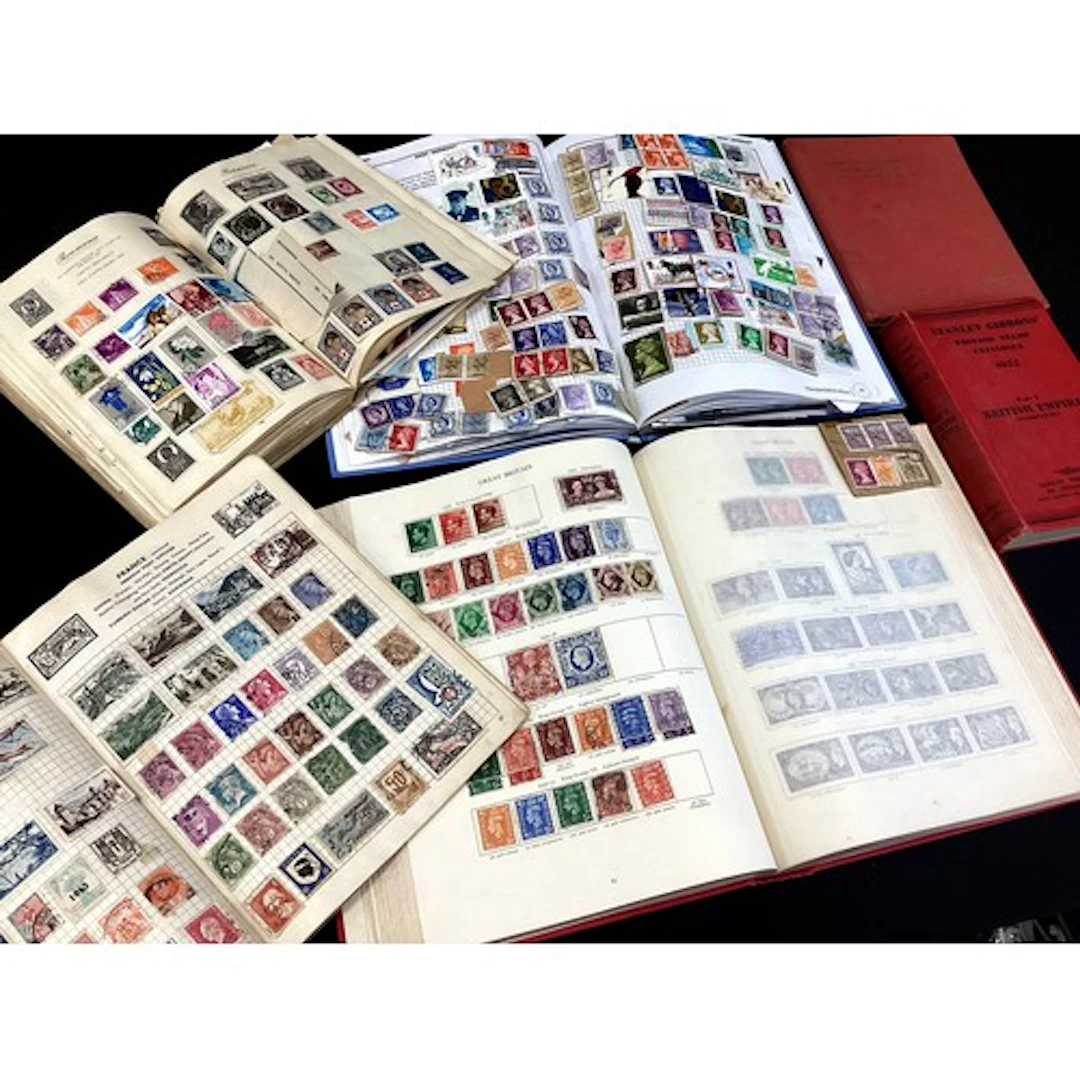 Philately interest - Stanley Gibbons trans world stamp album...