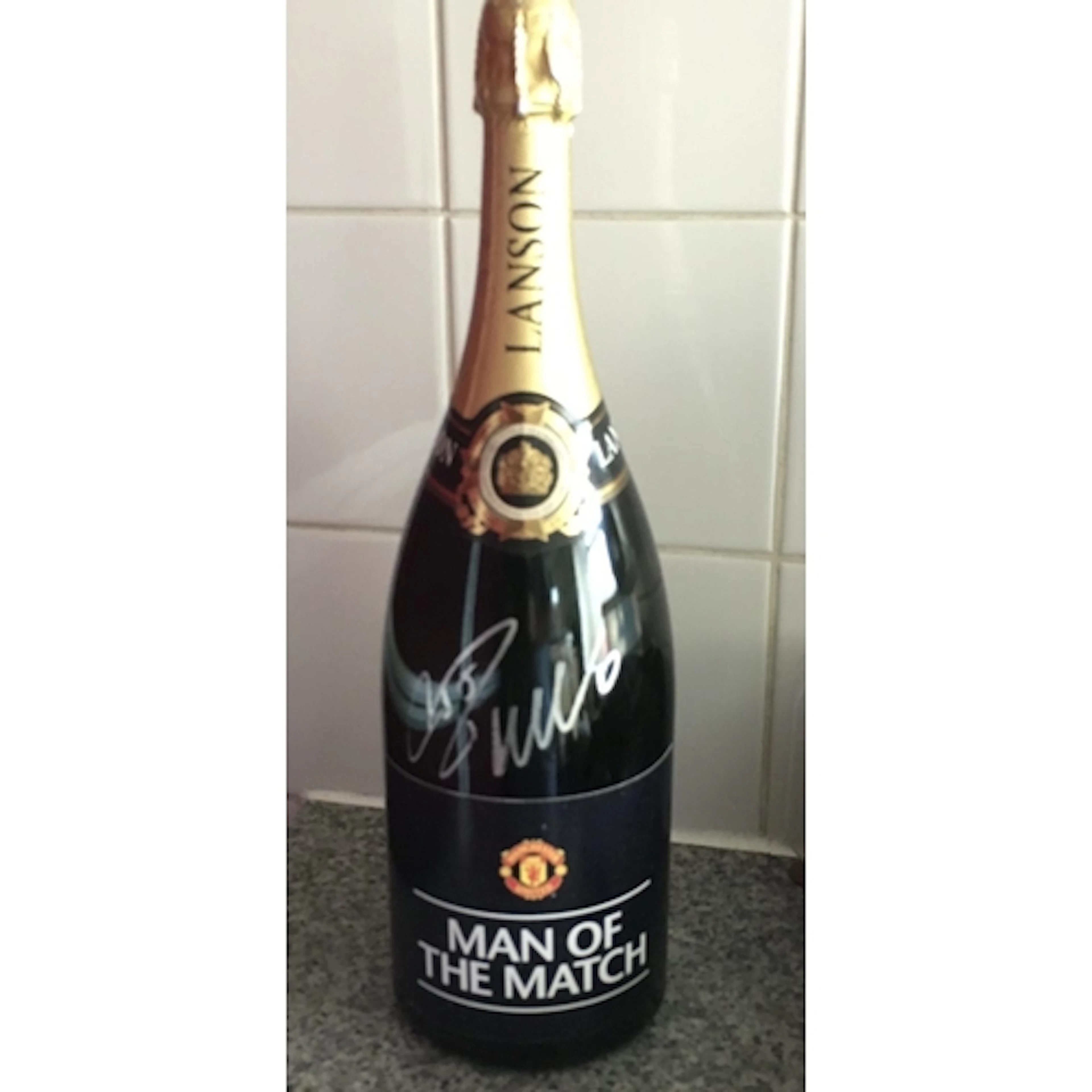 Manchester United Man Of The Match Football Champagne: Unope...