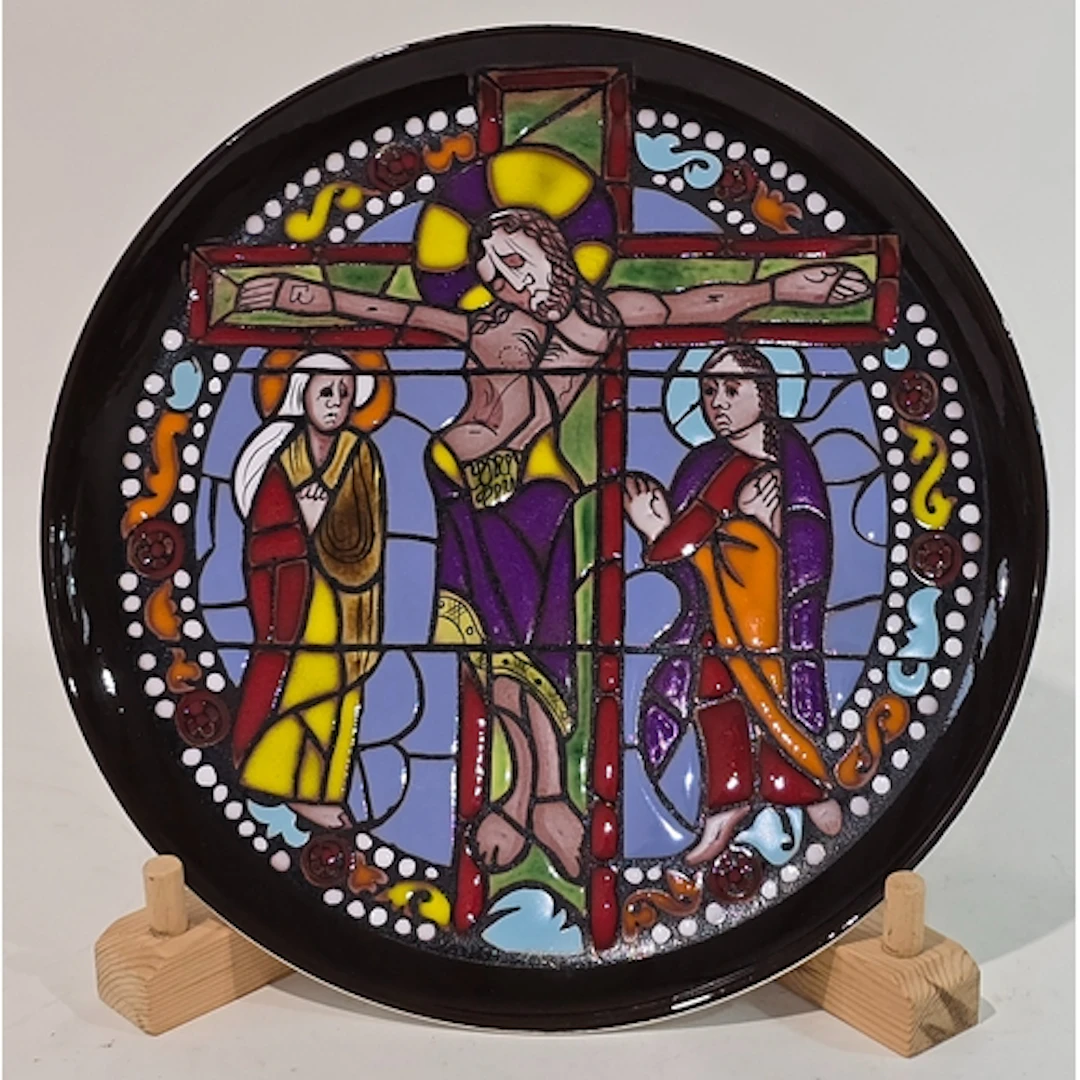 Poole Pottery Cathedral plate (Inspired by the Passion Windo...