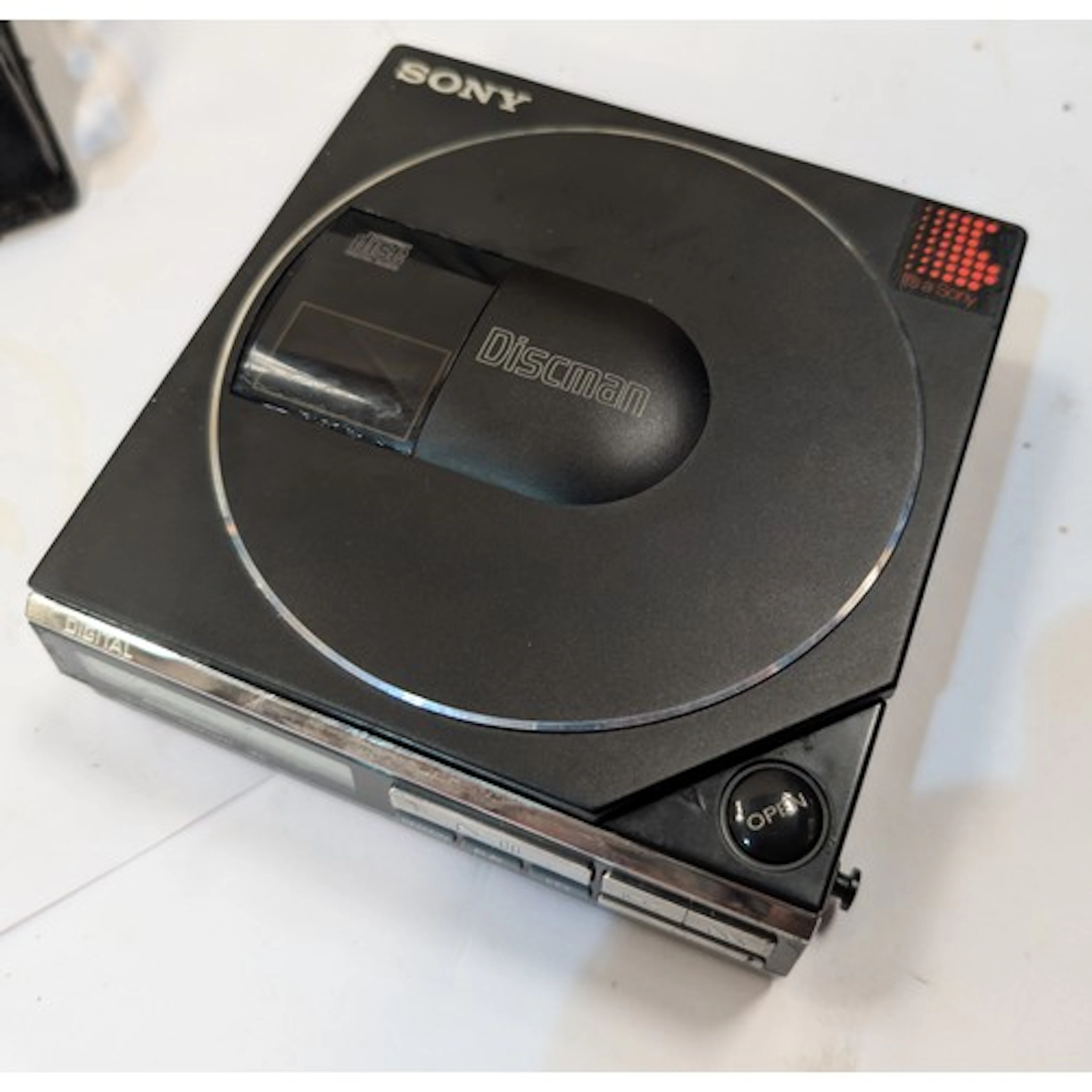 A vintage Sony CD walkman BP-200, a Vintage Kodak EK160 inst...