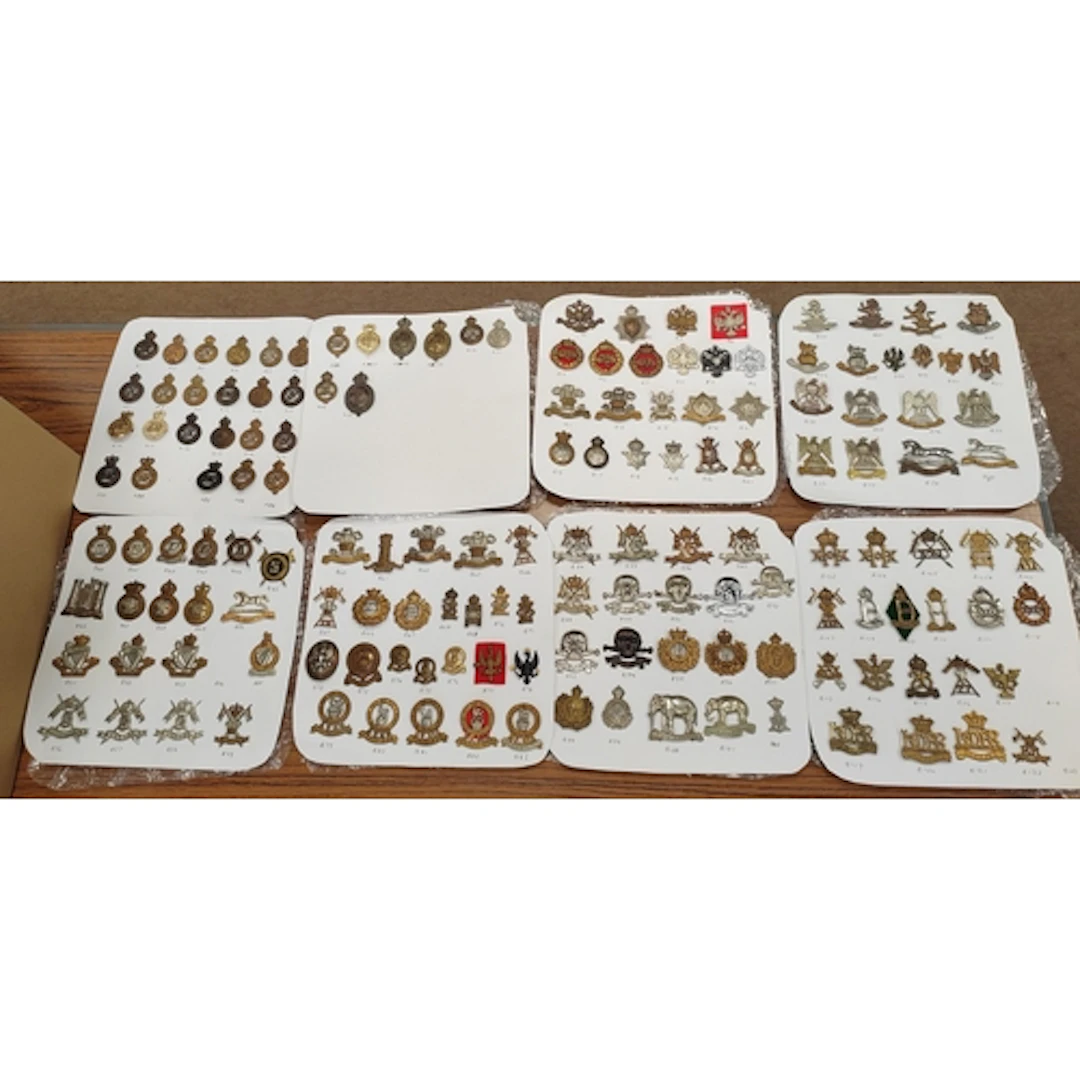 Collection of cap badges from various Cavalry regiments incl...
