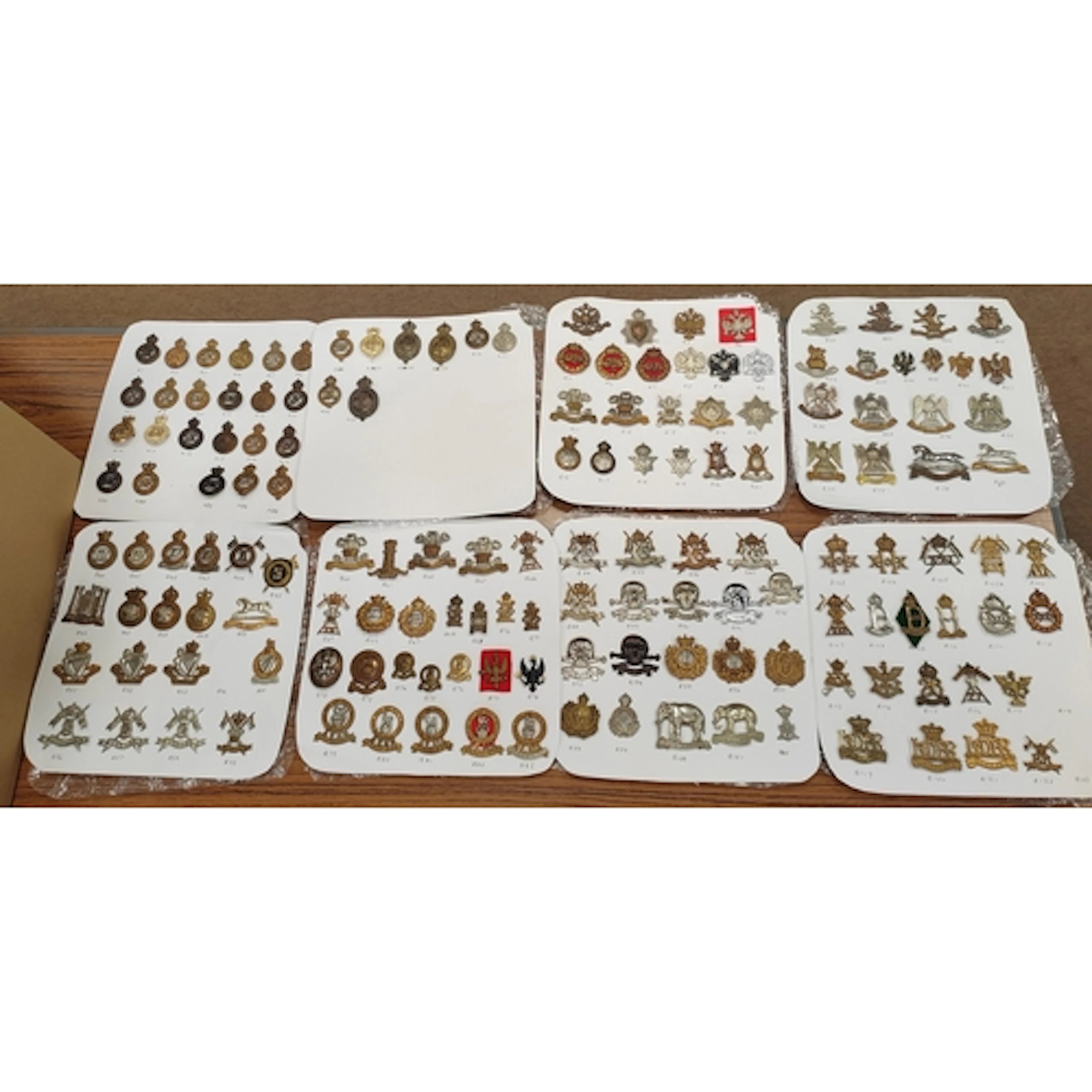Collection of cap badges from various Cavalry regiments incl...