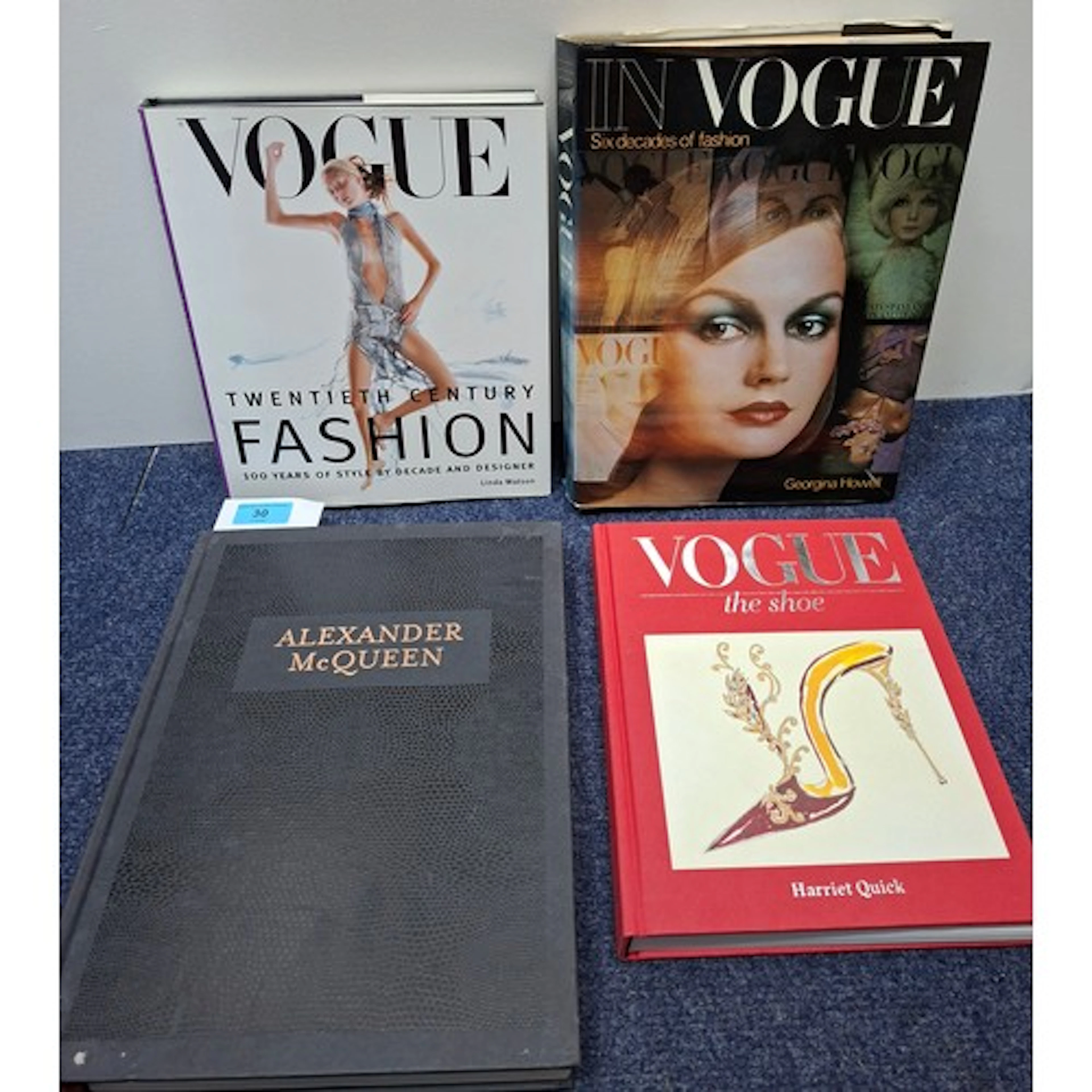 Vogue and Alexander McQueen coffee table books to include 3 ...