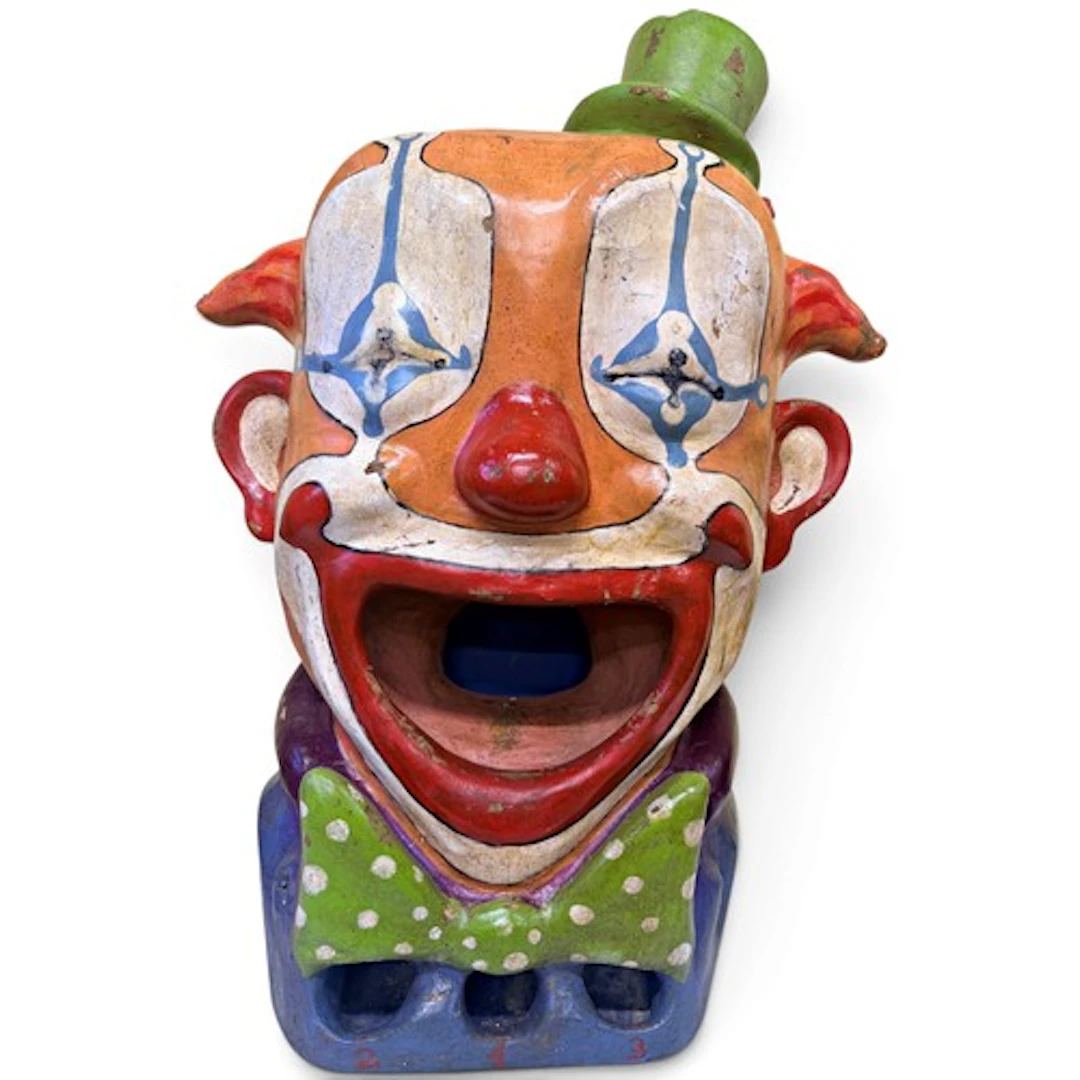 A large, scarce circus clown, ‘ball swallower’ game model in...