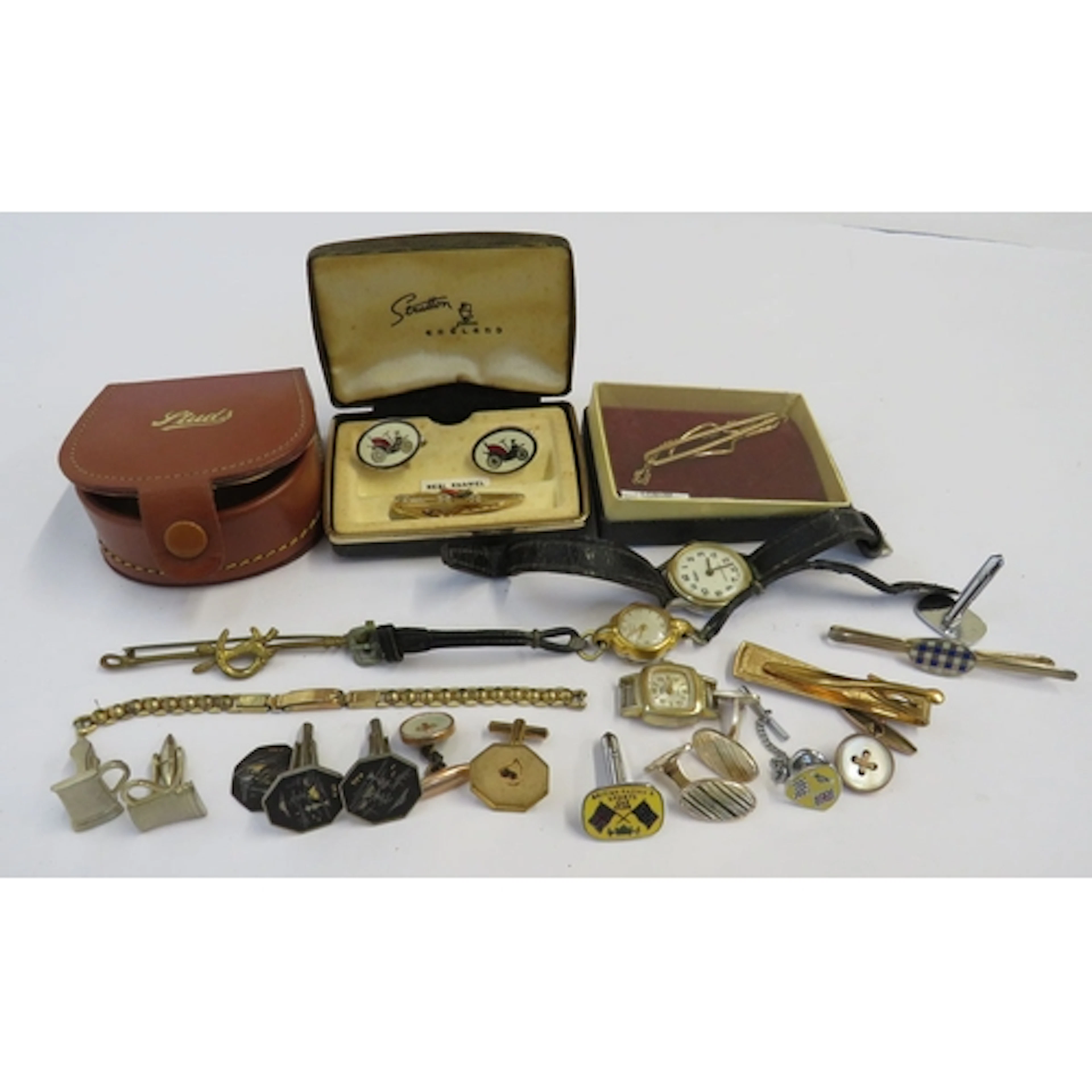 Ladies Wristwatch with rolled gold strap, Paris movement, Tr...