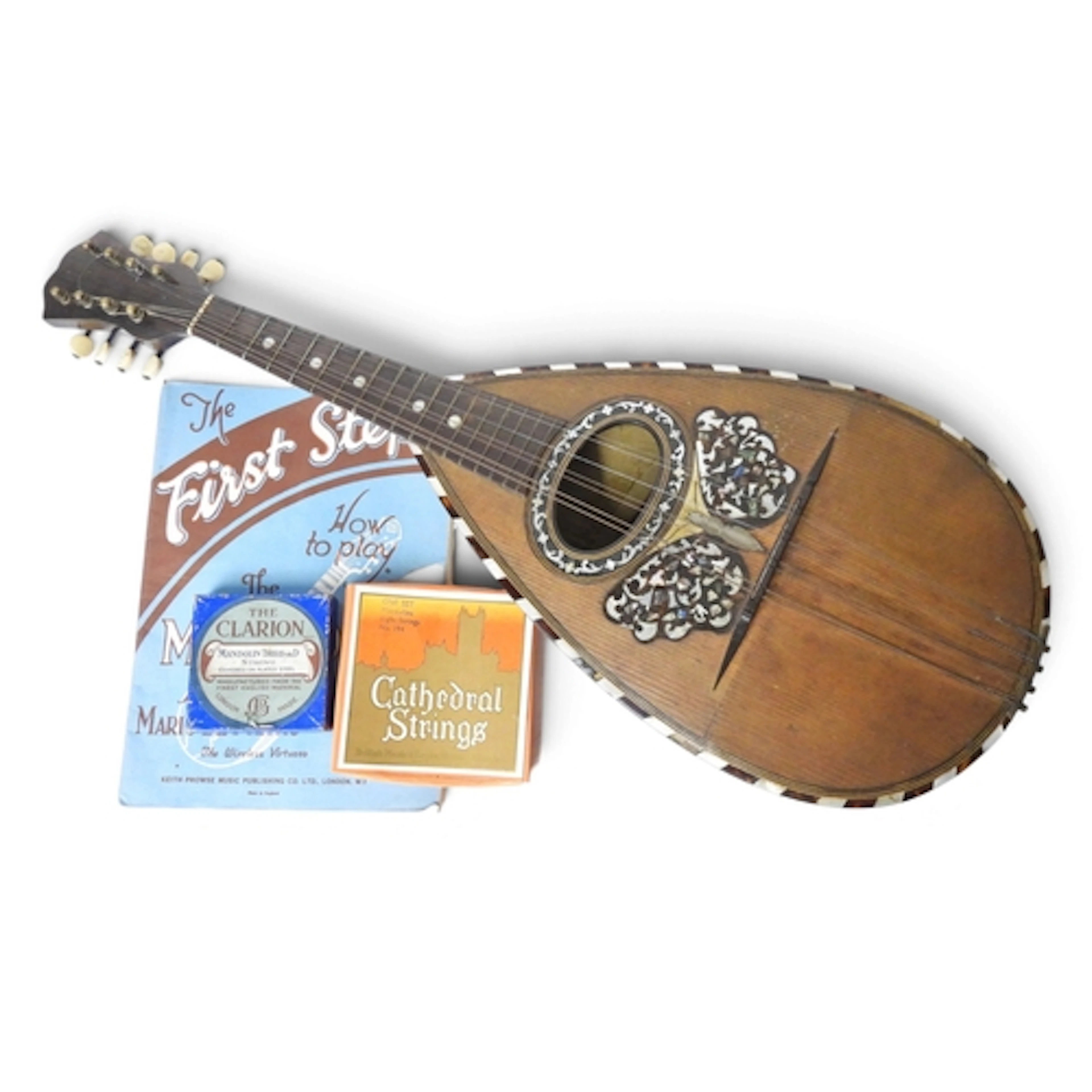 MANDOLIN - Ferrari & Co Neapolitan bowl-back Mandolin. ...