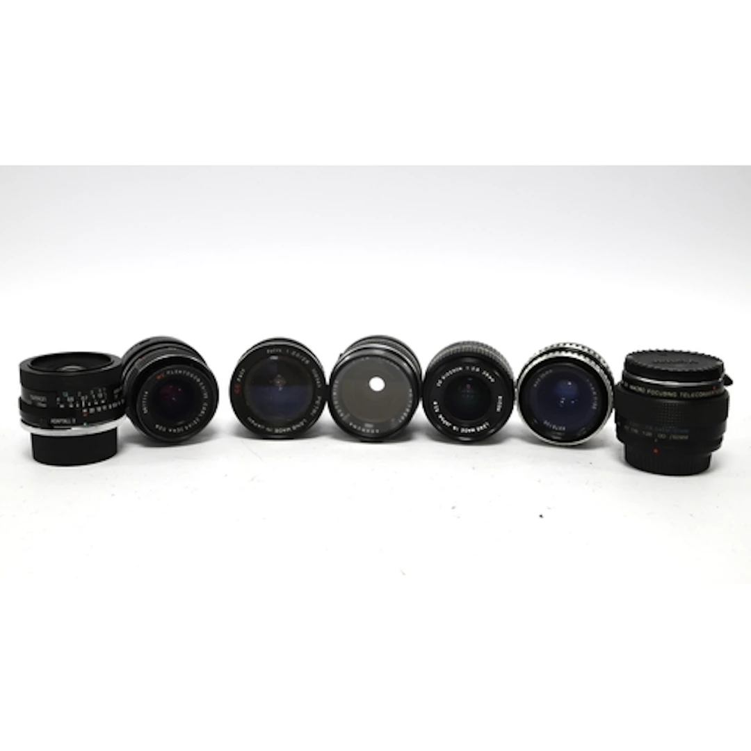 A collection of Prime Lenses to include Ricoh 28mm f/2.8, Ca...
