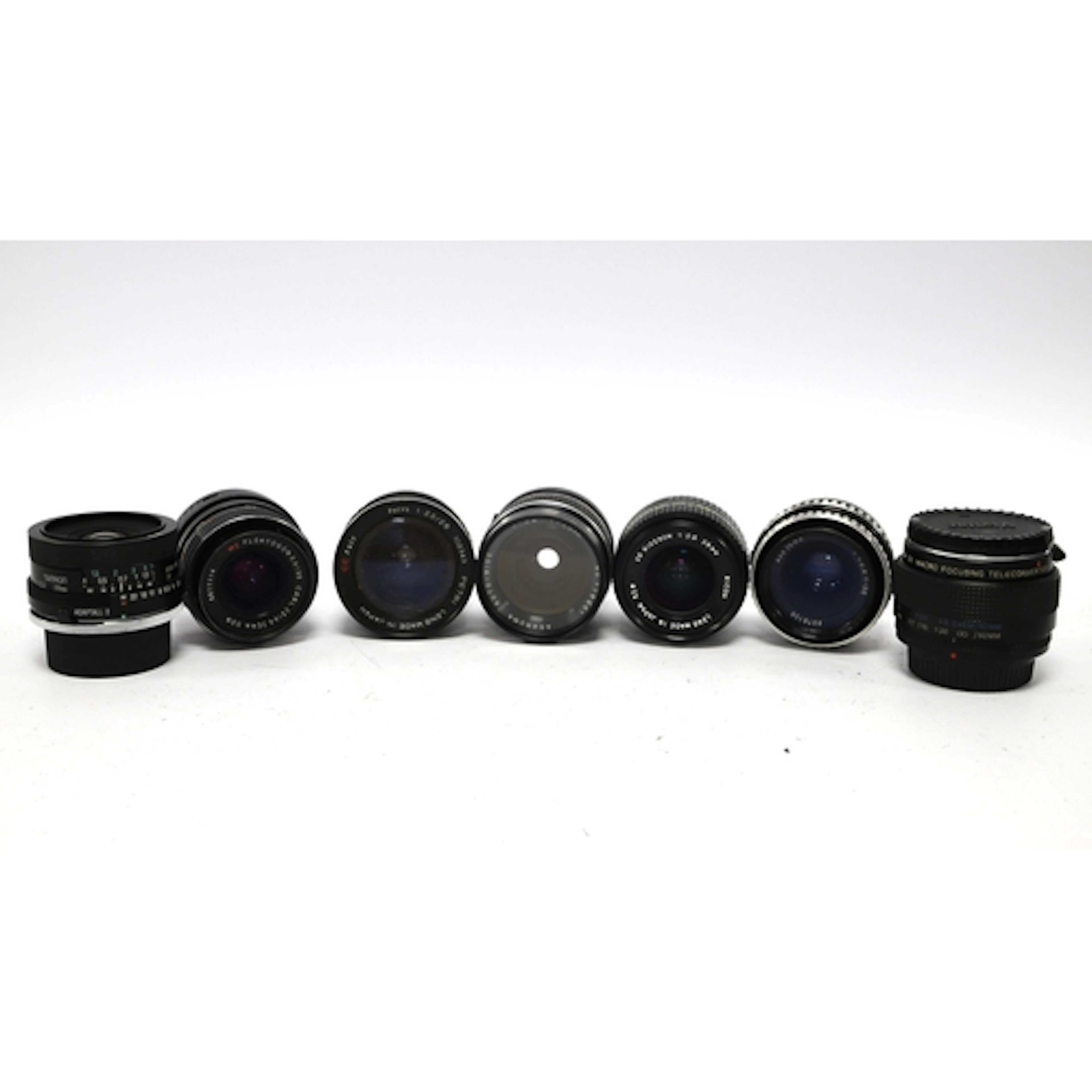 A collection of Prime Lenses to include Ricoh 28mm f/2.8, Ca...