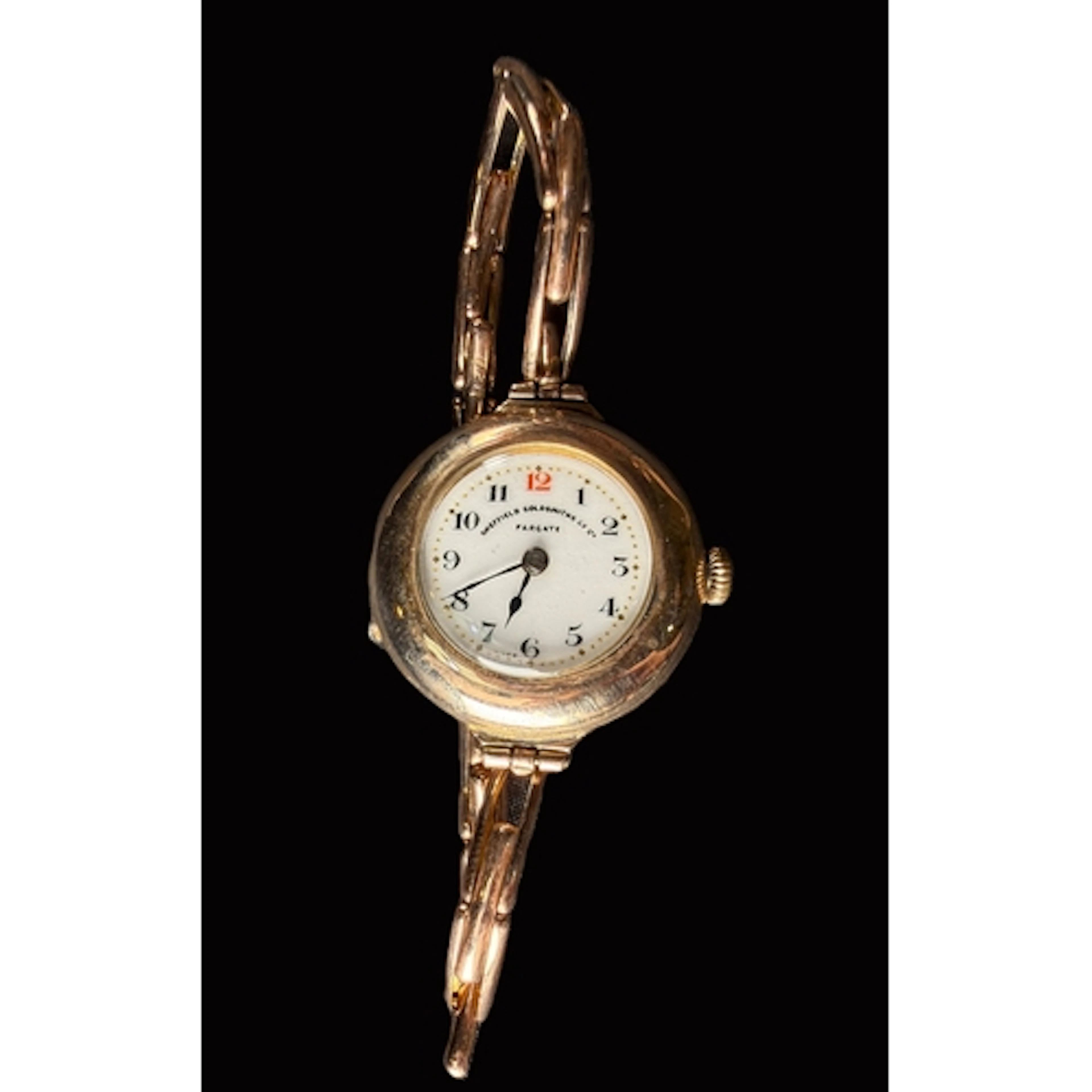 An early 20th century ladies 9ct hallmarked gold wrist watch...