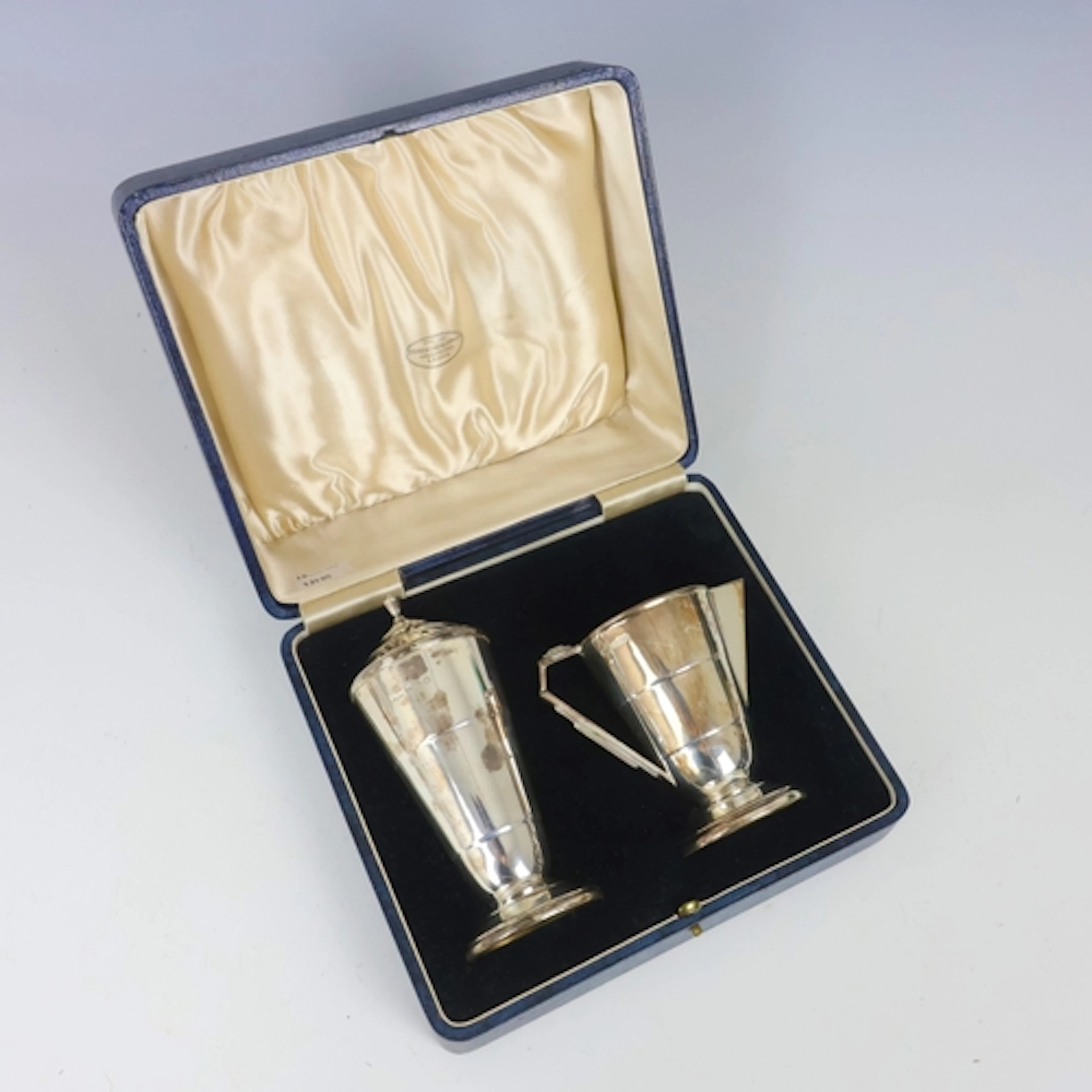 A George V near matched silver set, Joseph Gloster Ltd, Birm...