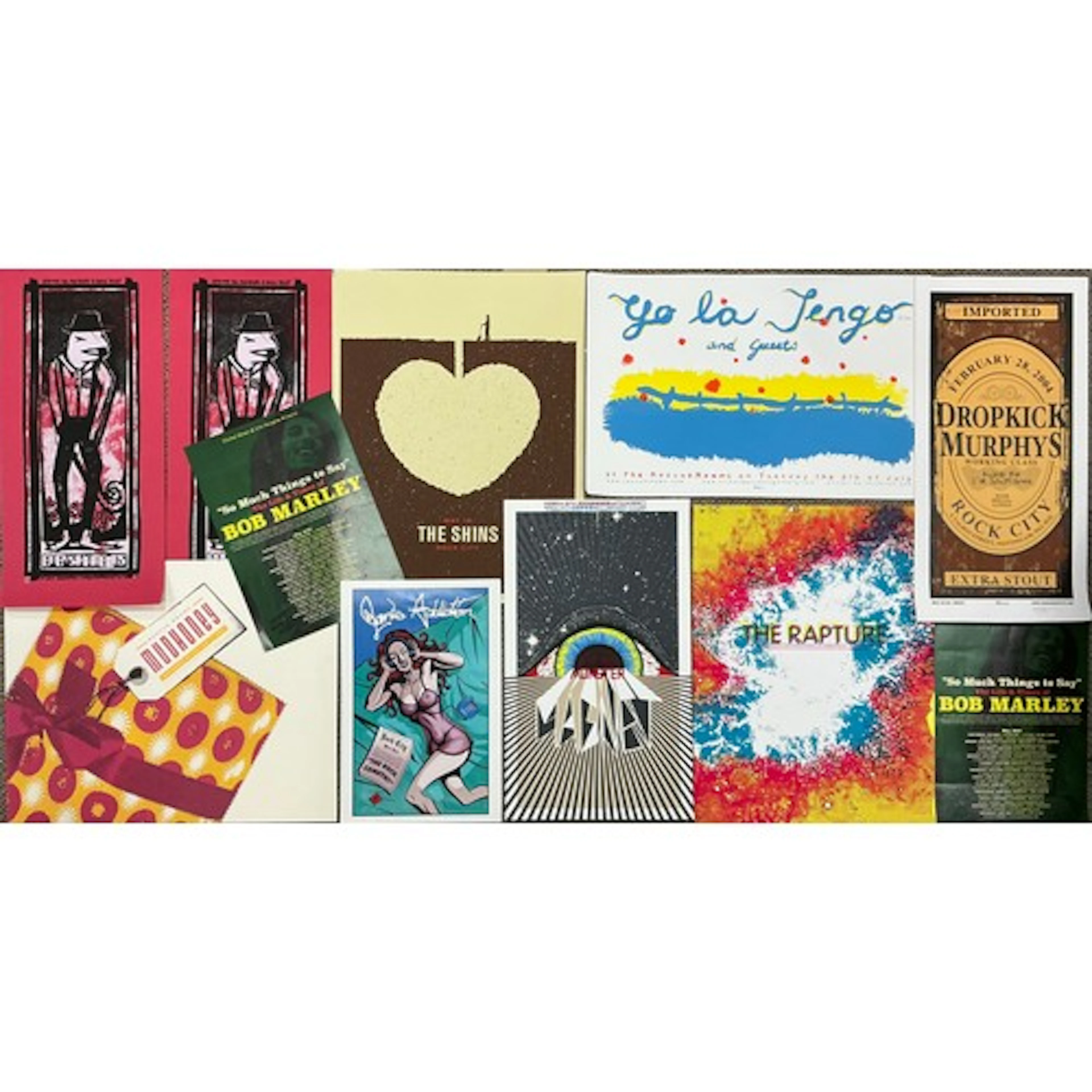 A folio of original gig posters - for Rock City, Nottingham,...