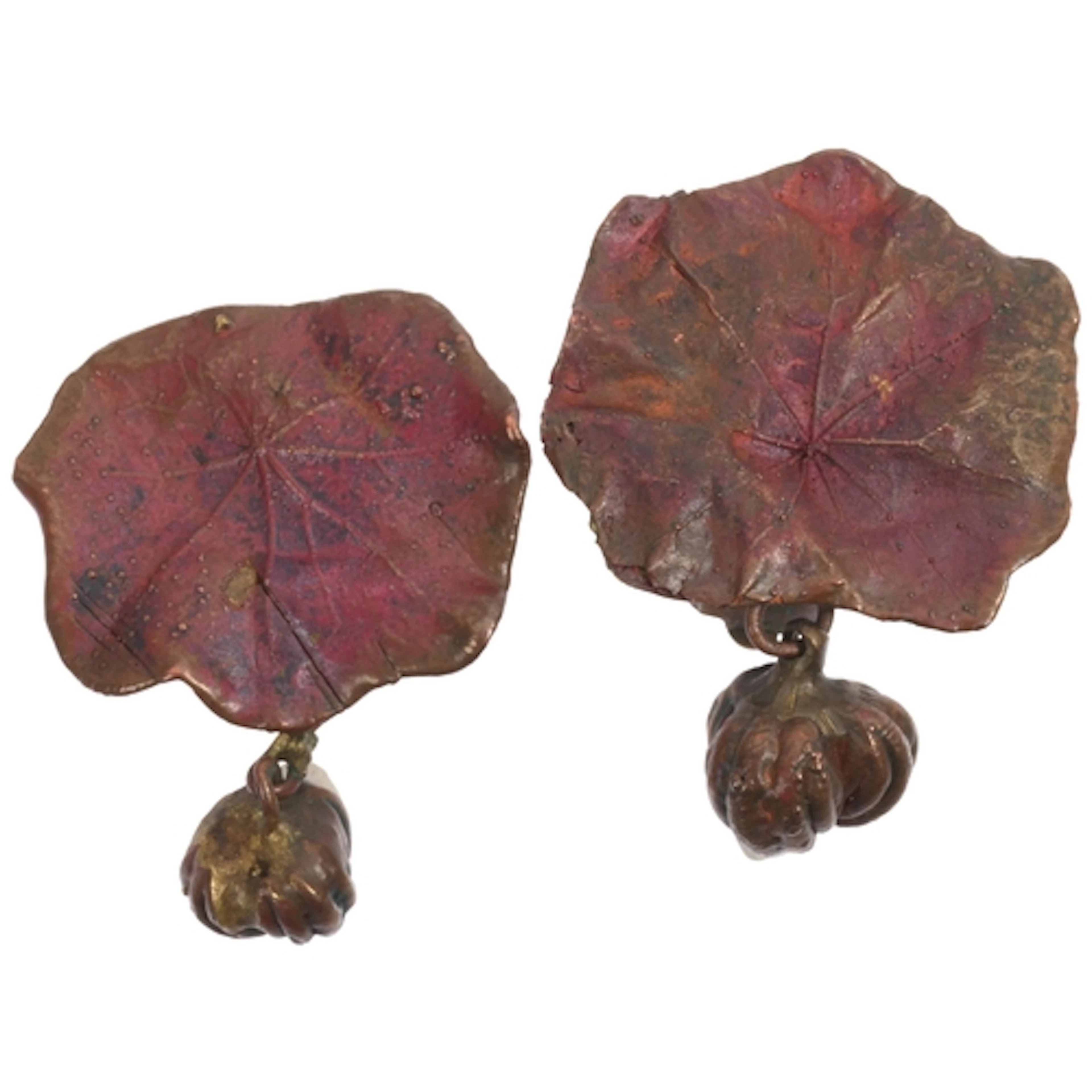 CLAUDE LALANNE (1925 - 2019) - a pair of patinated and galva...