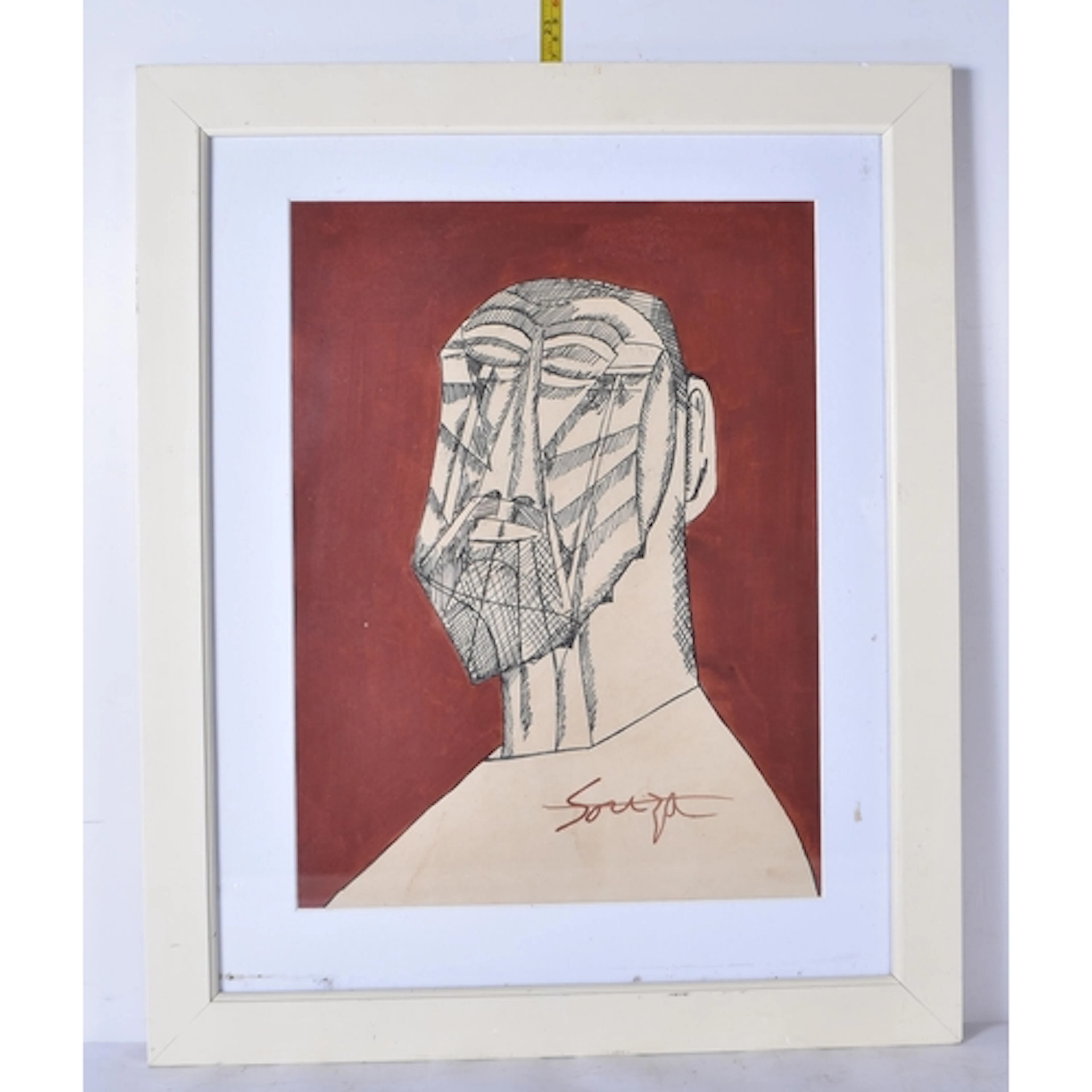 Francis Newton Souza (1924-2002) A framed modernist watercol...