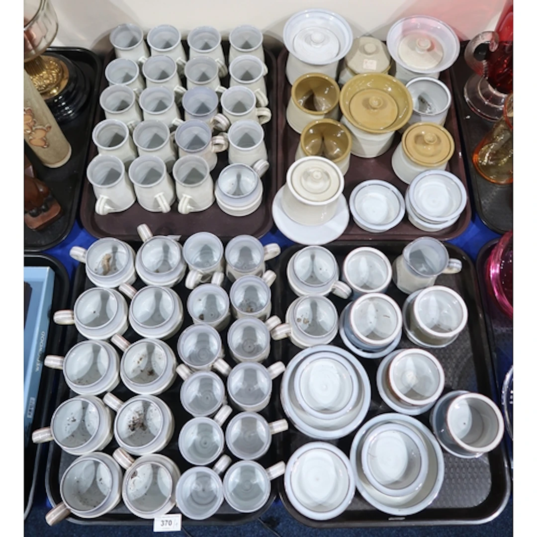 A large quantity of Scottish pottery by James Guy of Kirkint...
