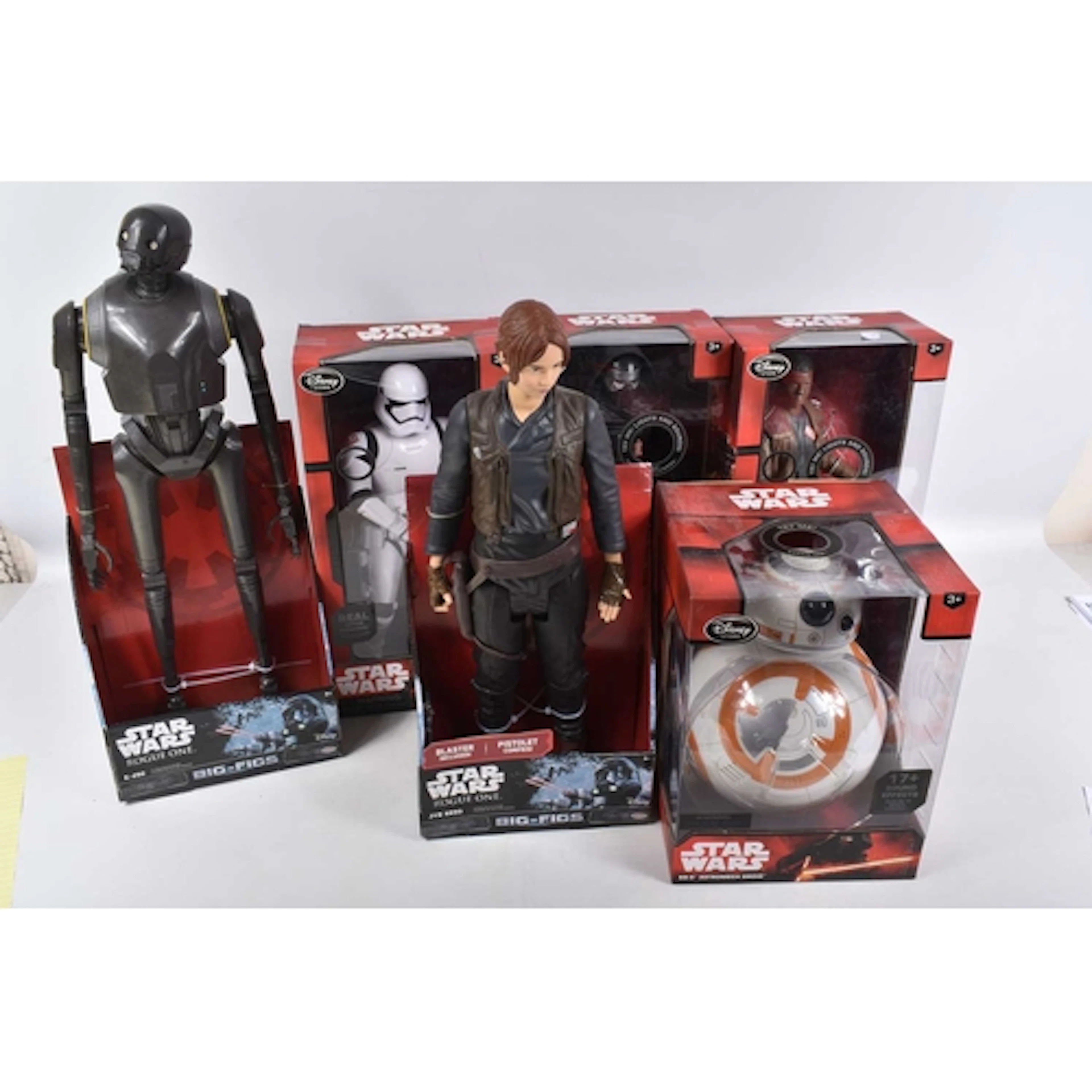 A COLLECTION OF DISNEY STAR WARS LARGE FIGURES, to include a...