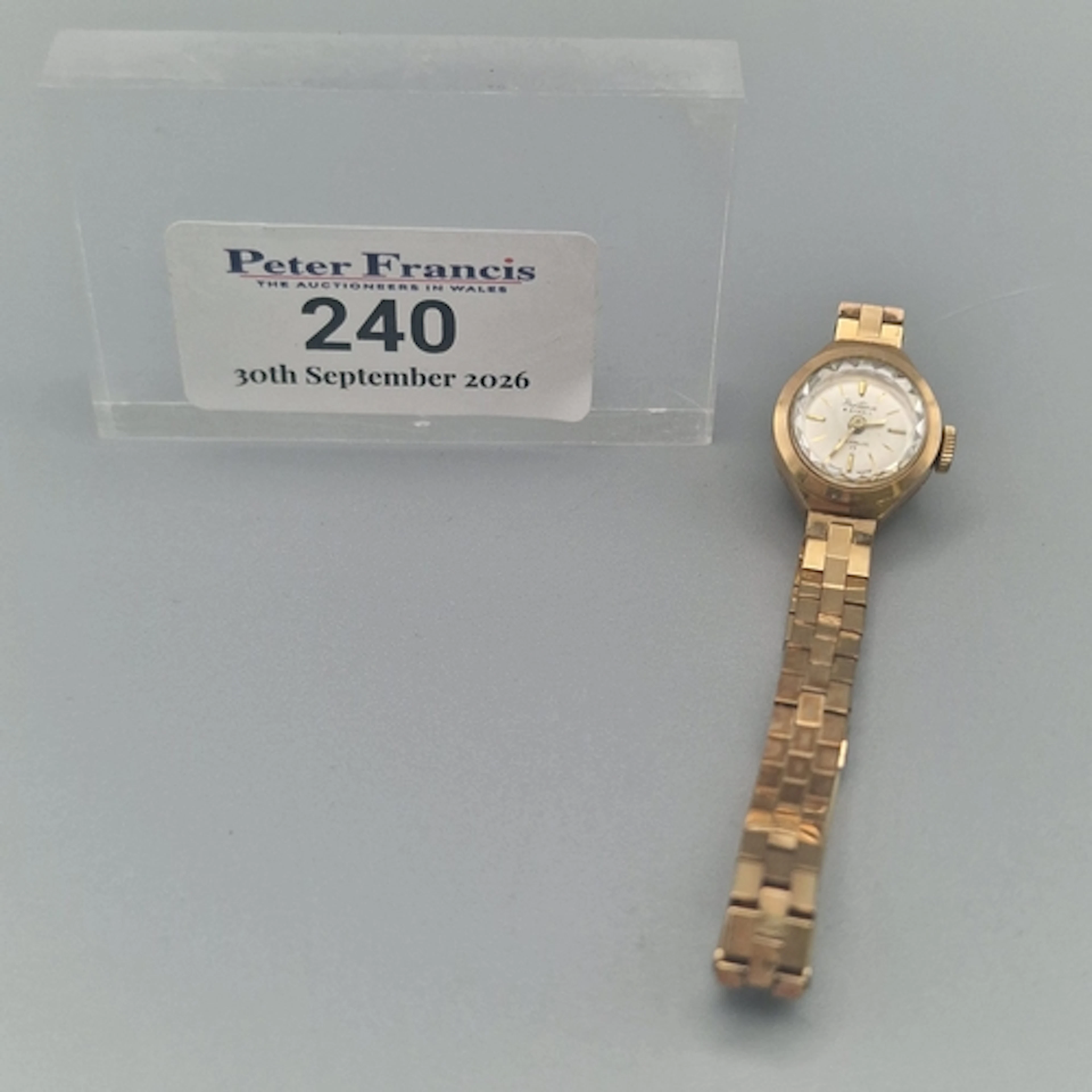 9ct gold Bentima Star lady's watch. 16.2g approx. (B.P. 21% ...