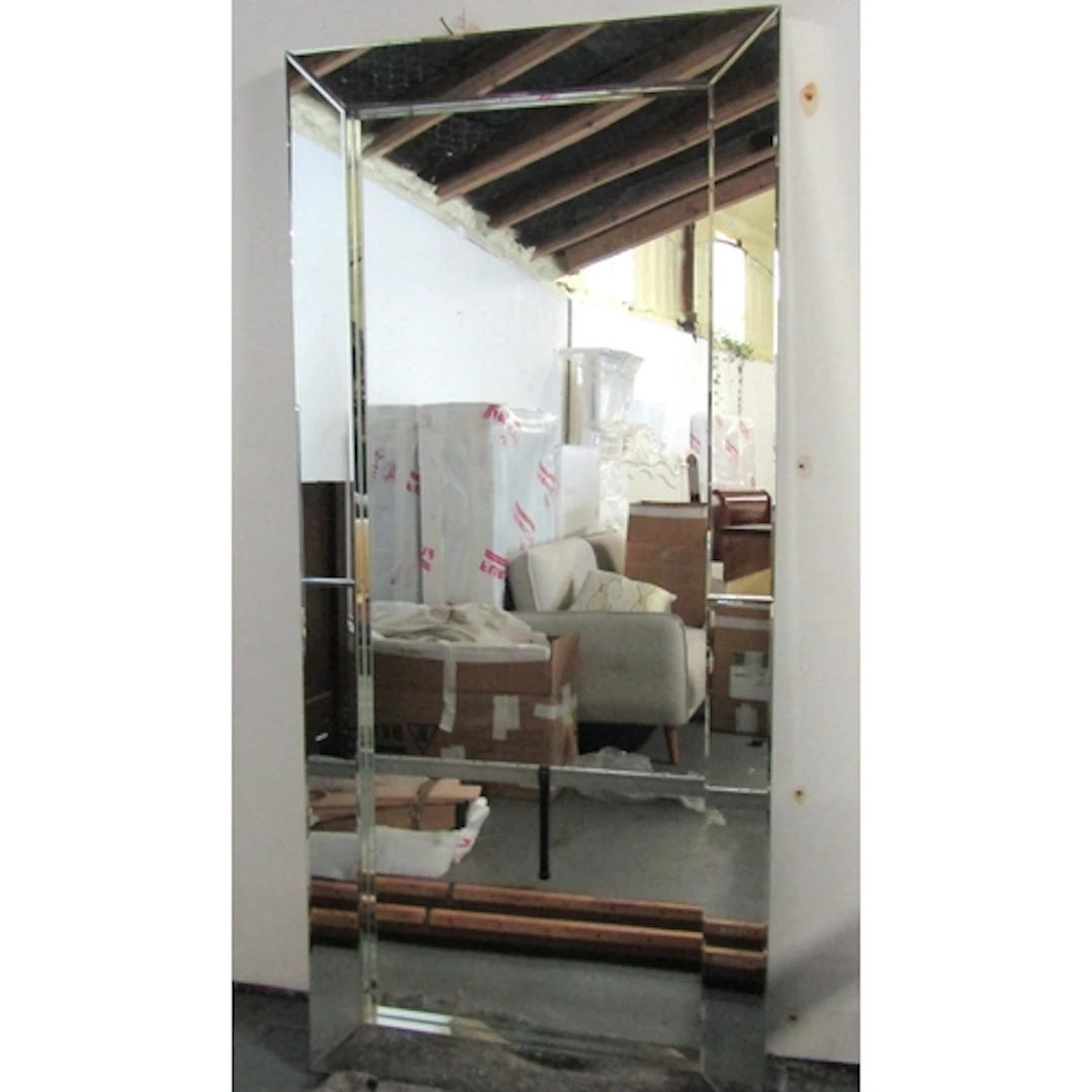 Large Wall Mirror Rectangular Form Approximately 7ft High x ...
