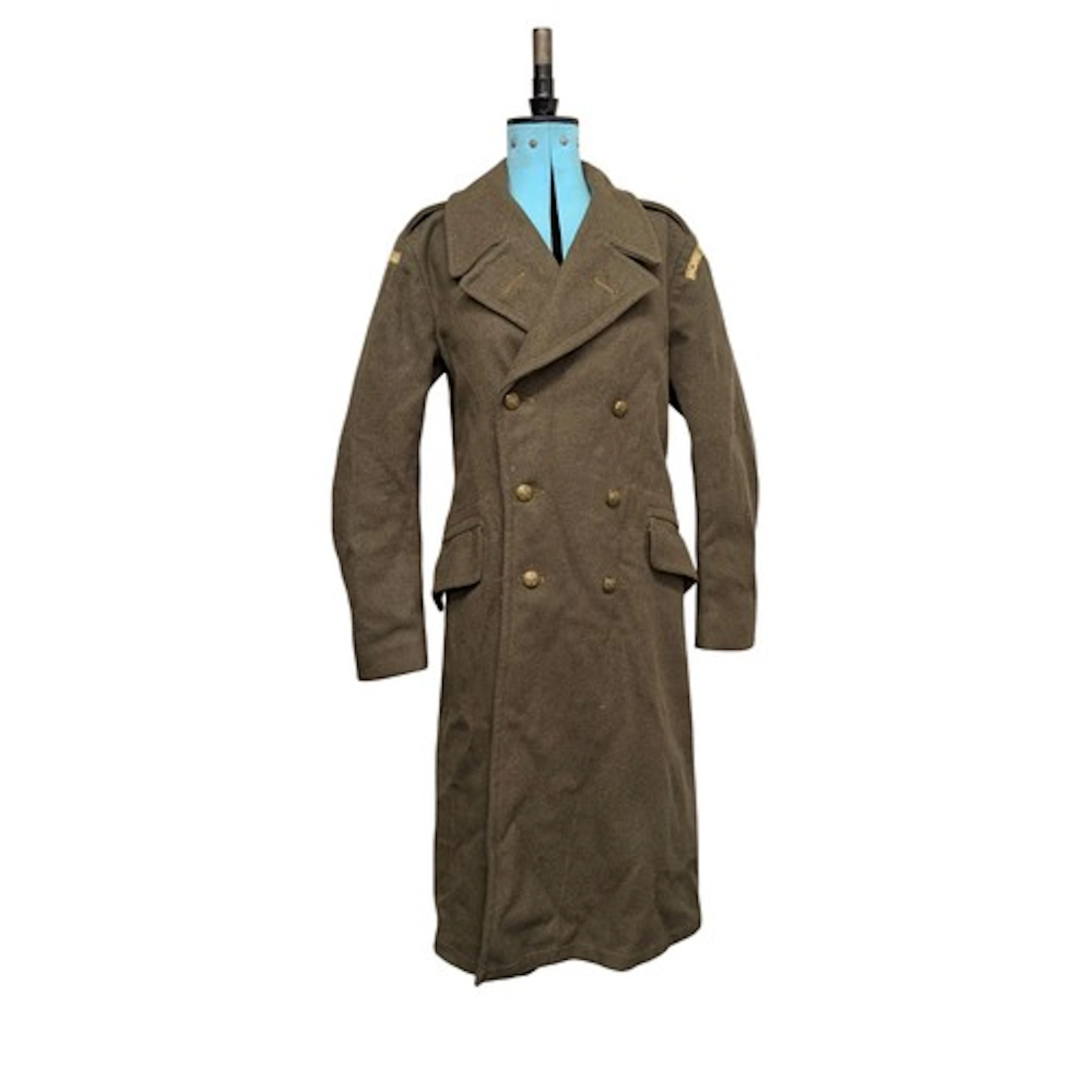 WW2 British Home Guard 1940 Pattern Greatcoat, dated 1941, g...
