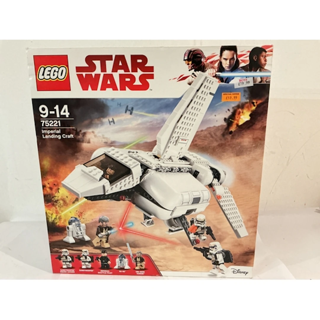 A Boxed And Sealed Lego Star Wars Imperial Landing Craft #75...