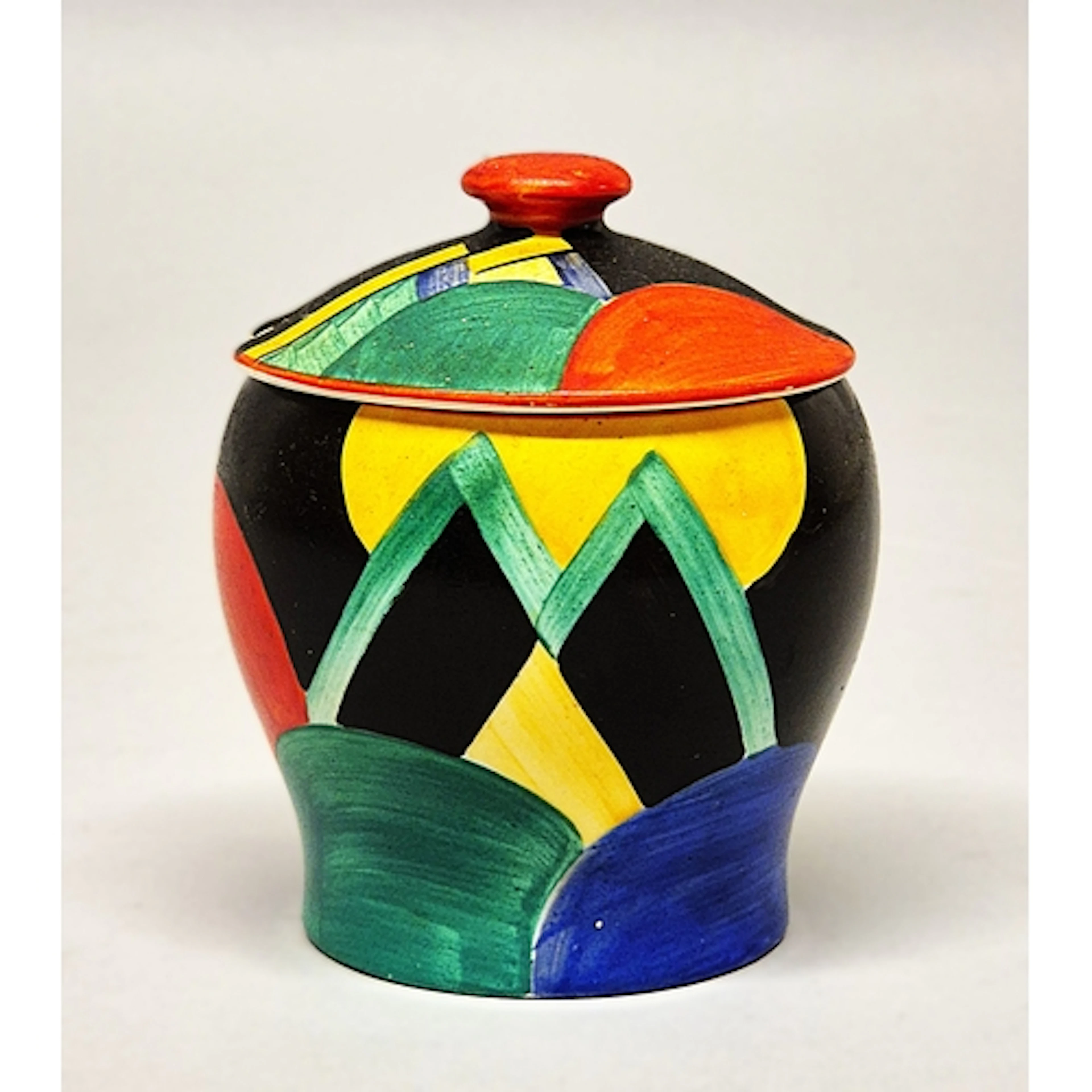 Susie Cooper for Gray's pottery Art Deco hand painted preser...
