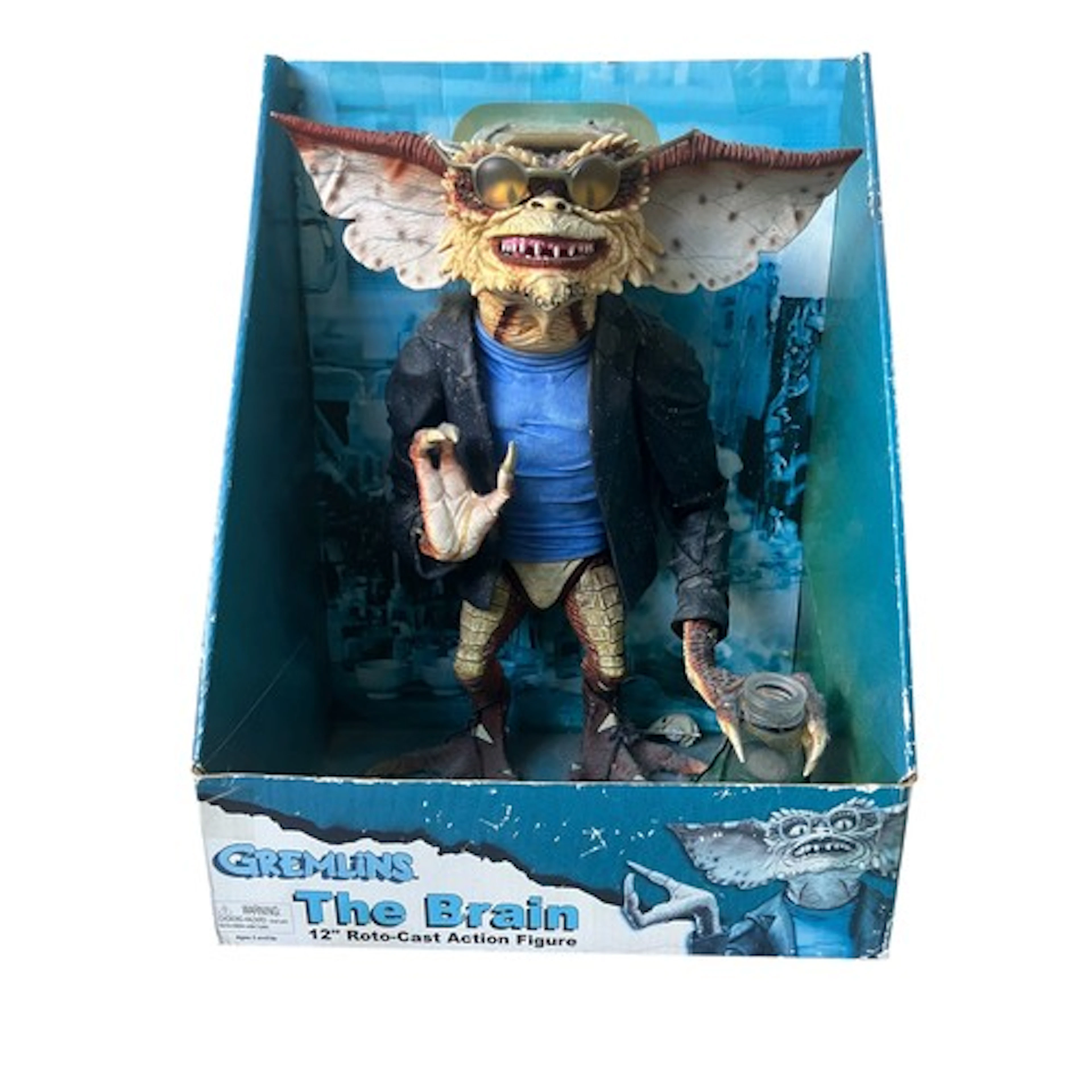Boxed NECA Gremlins "The Brain" 12" Roto-Cast Action Figure
