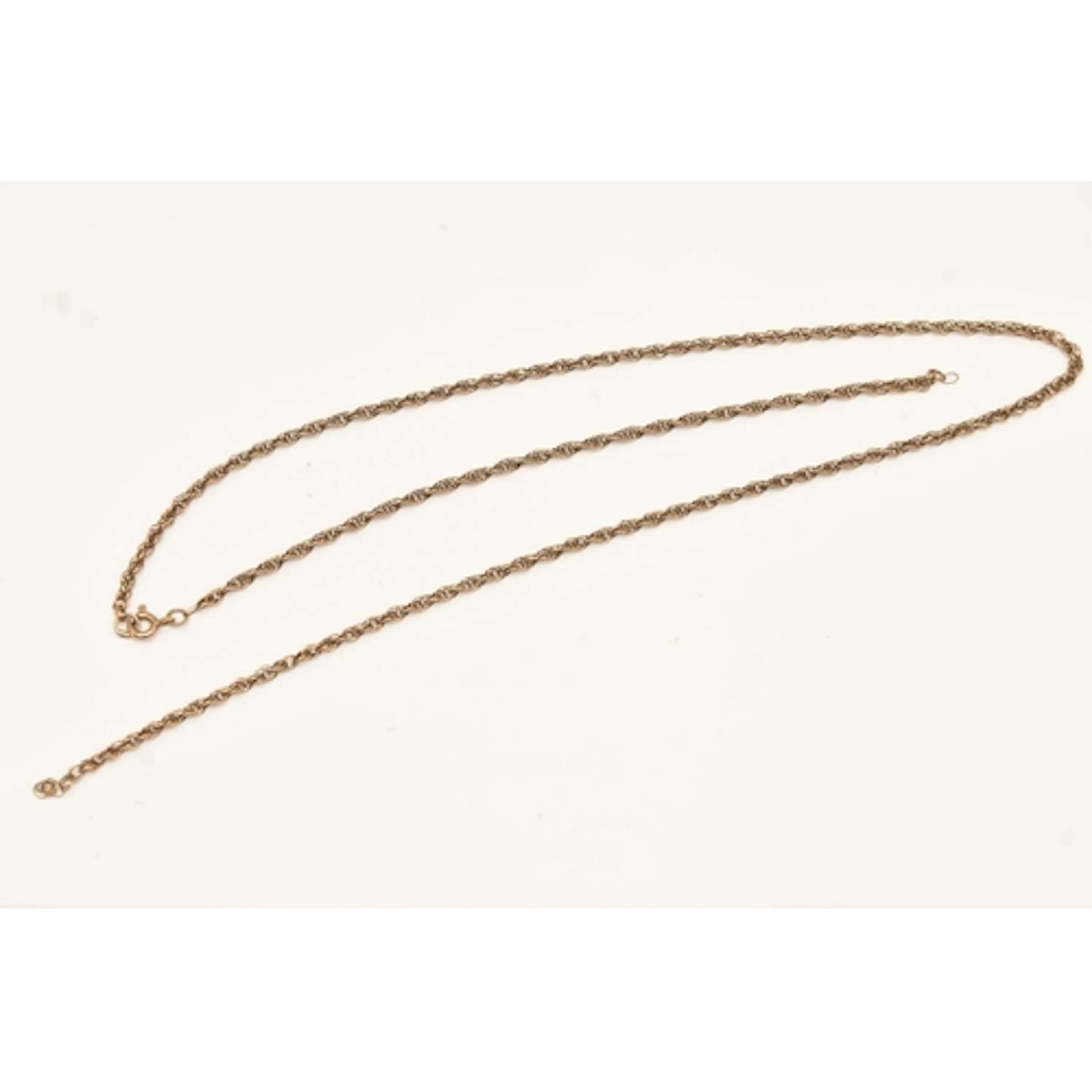 A 9CT GOLD PRINCE OF WALES CHAIN, AF broken will require att...