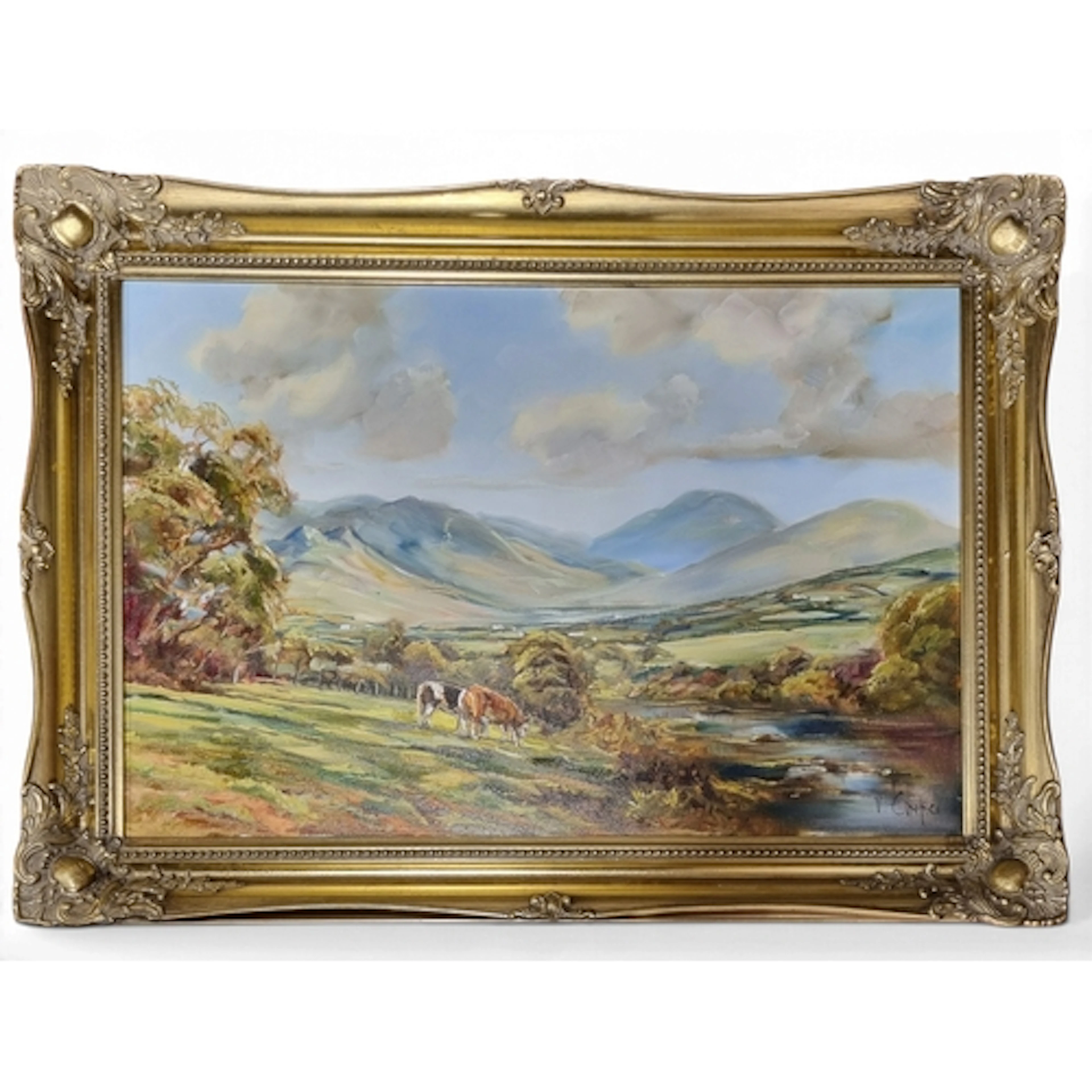 Vittorio Cirefice (Welsh b1948) a 20th Century Oil on Canvas...