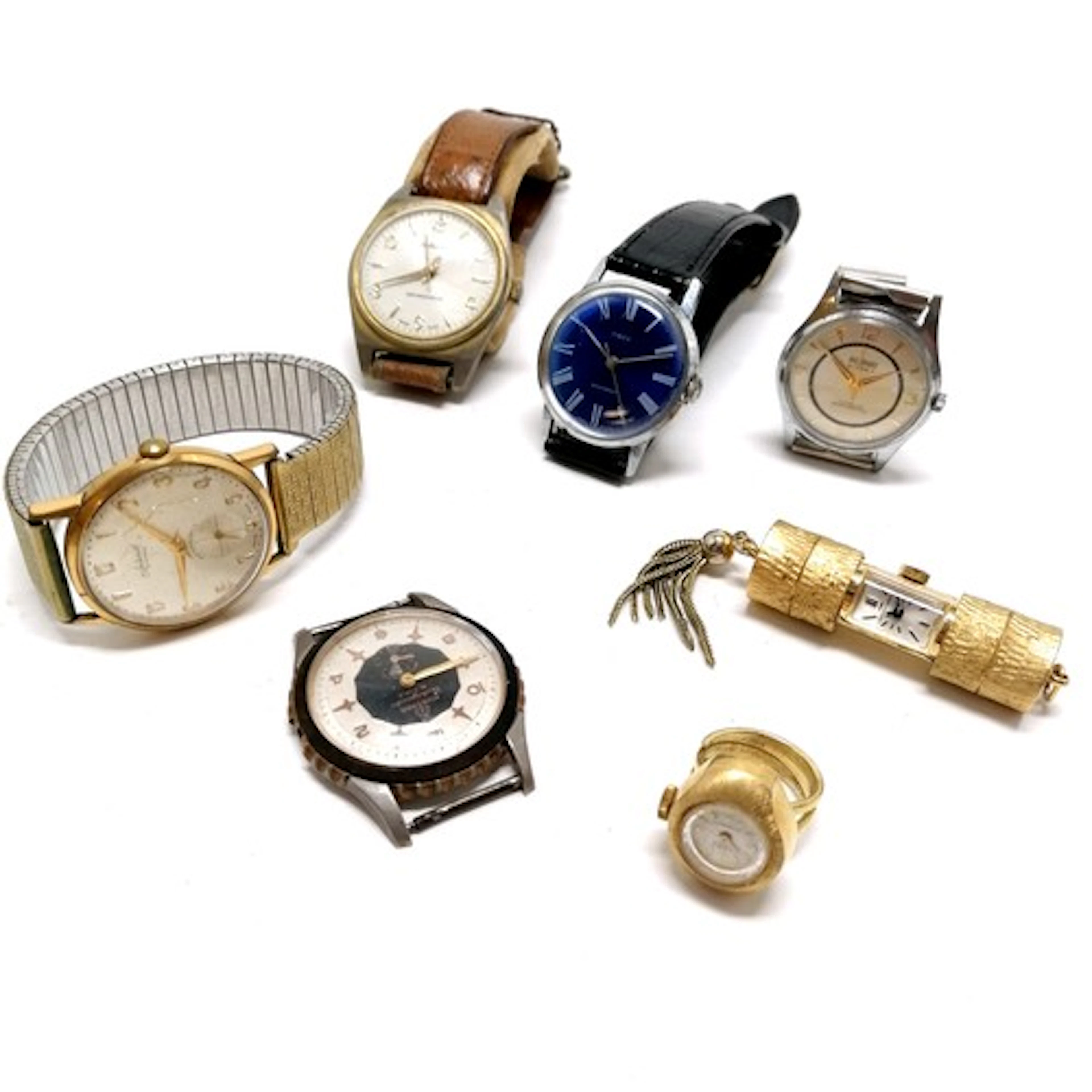 Mustang century master manual wind watch (36mm case & missin...