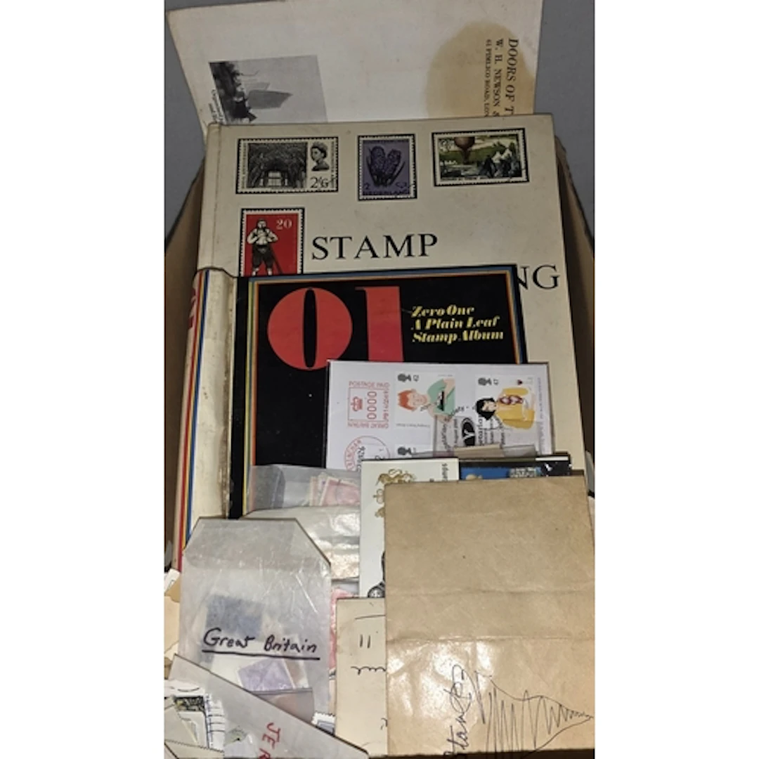 A collection of loose and other stamps