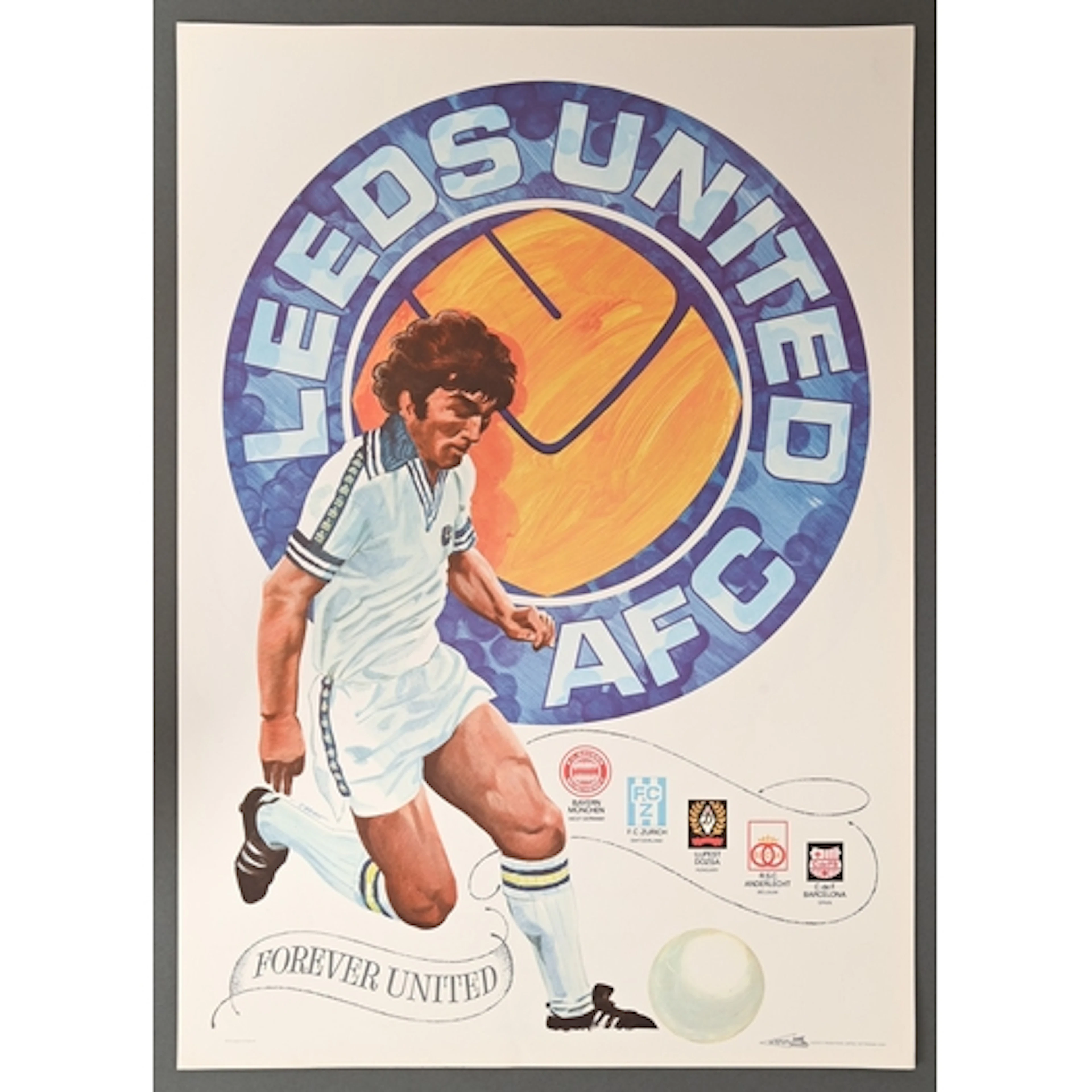 Miscellaneous football posters, c1980, of Leeds United (250)...