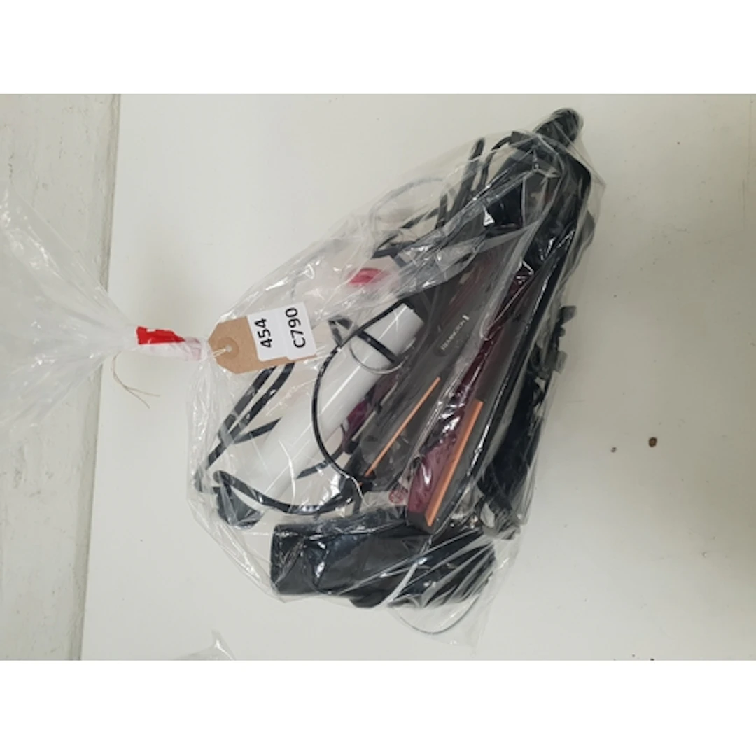 ONE BAG OF HAIR STRAIGHTNERS including Remmington
