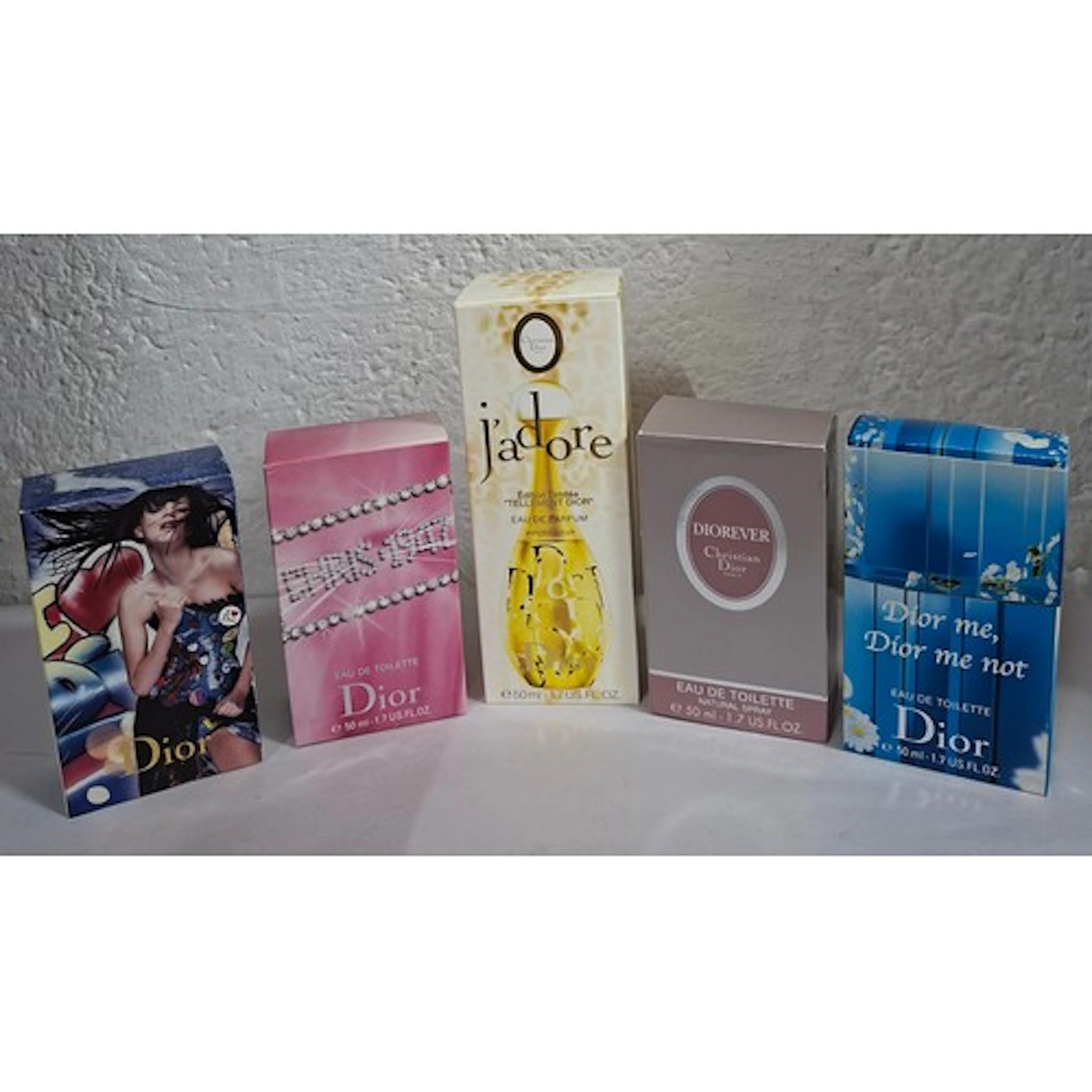 Christian Dior- Five ladies fragrances, all at least 95% ful...