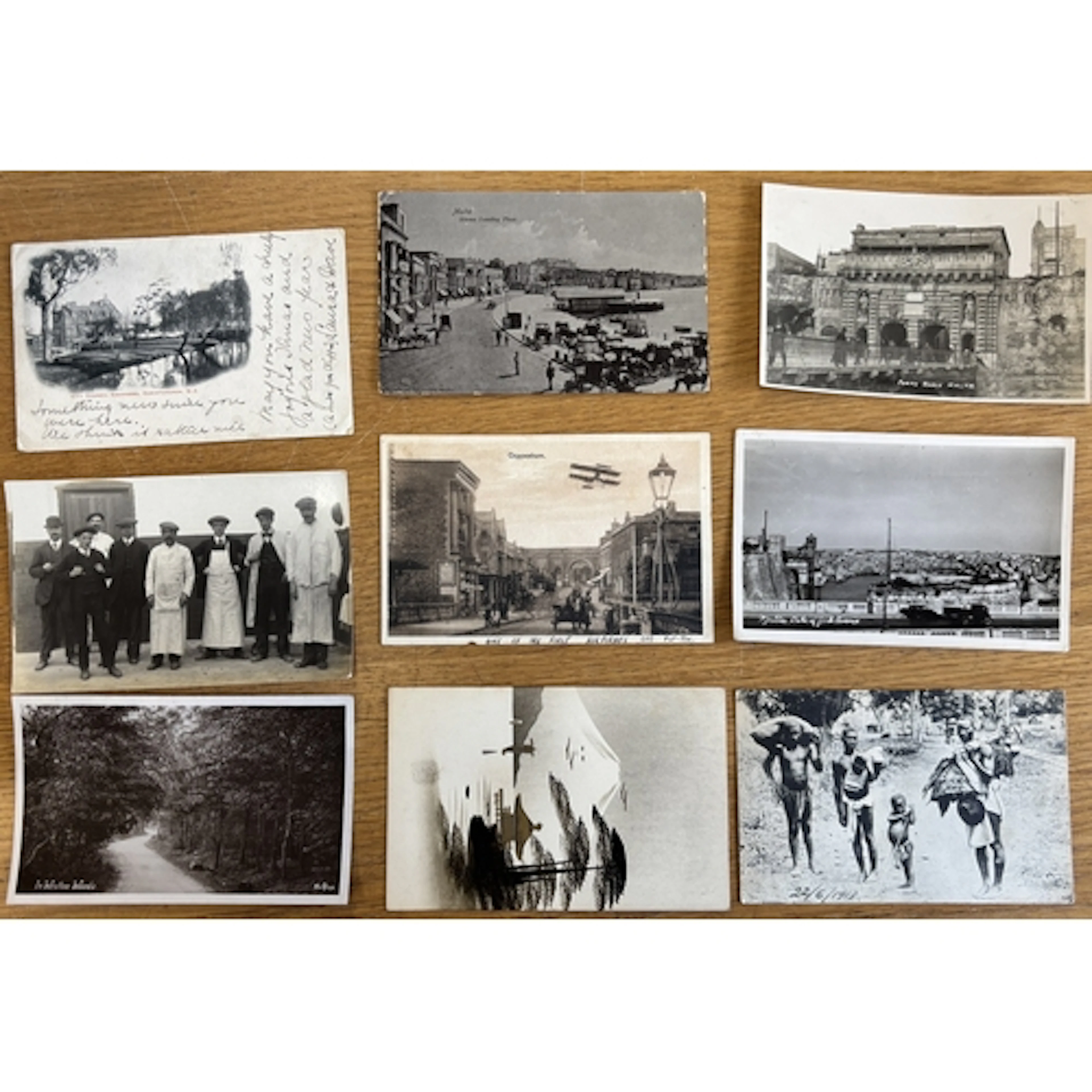 Coln. of loose vintage and modern cards, with artist drawn, ...