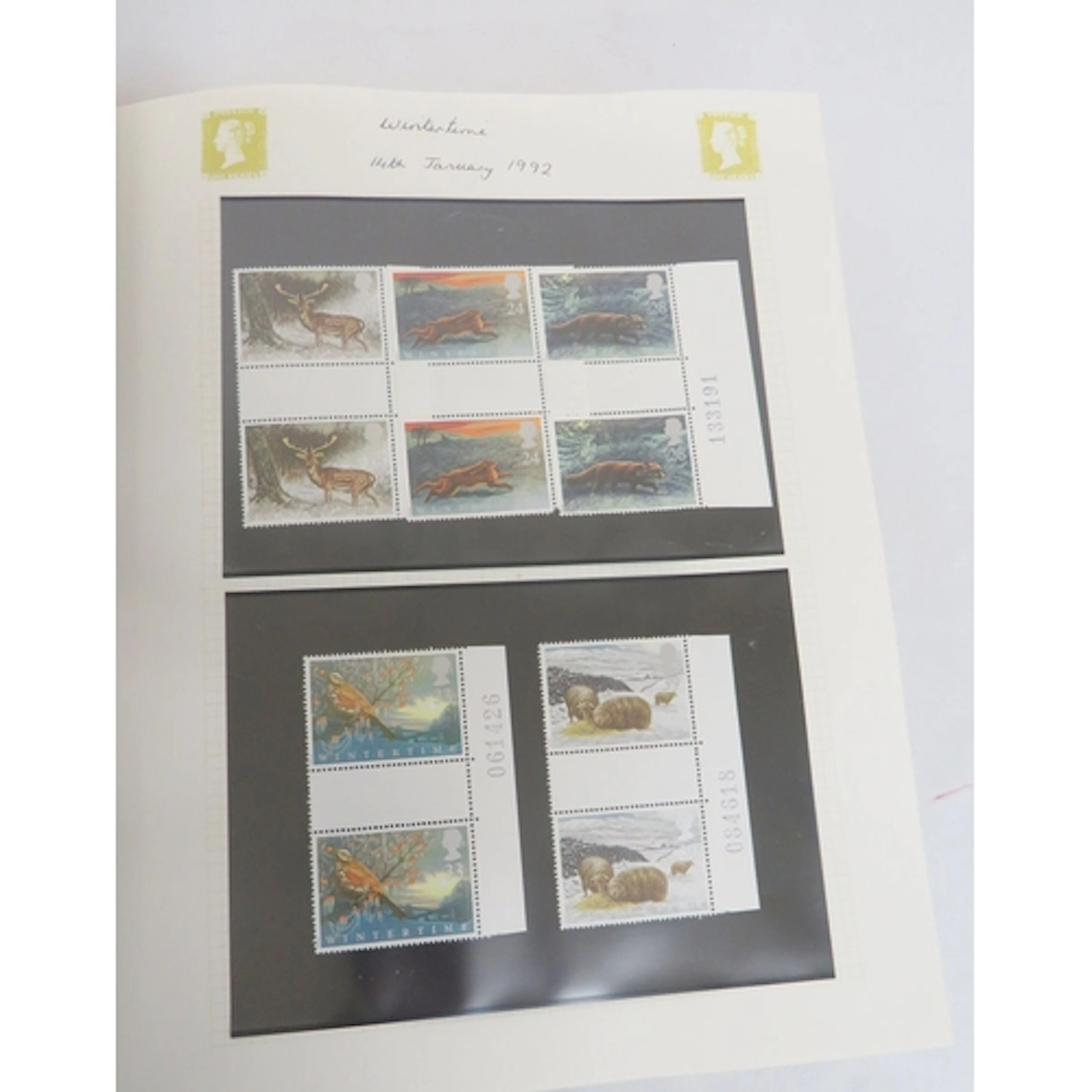 Stamps: Tower Album Approx. 100 Pages Mint Sets incl. Christ...