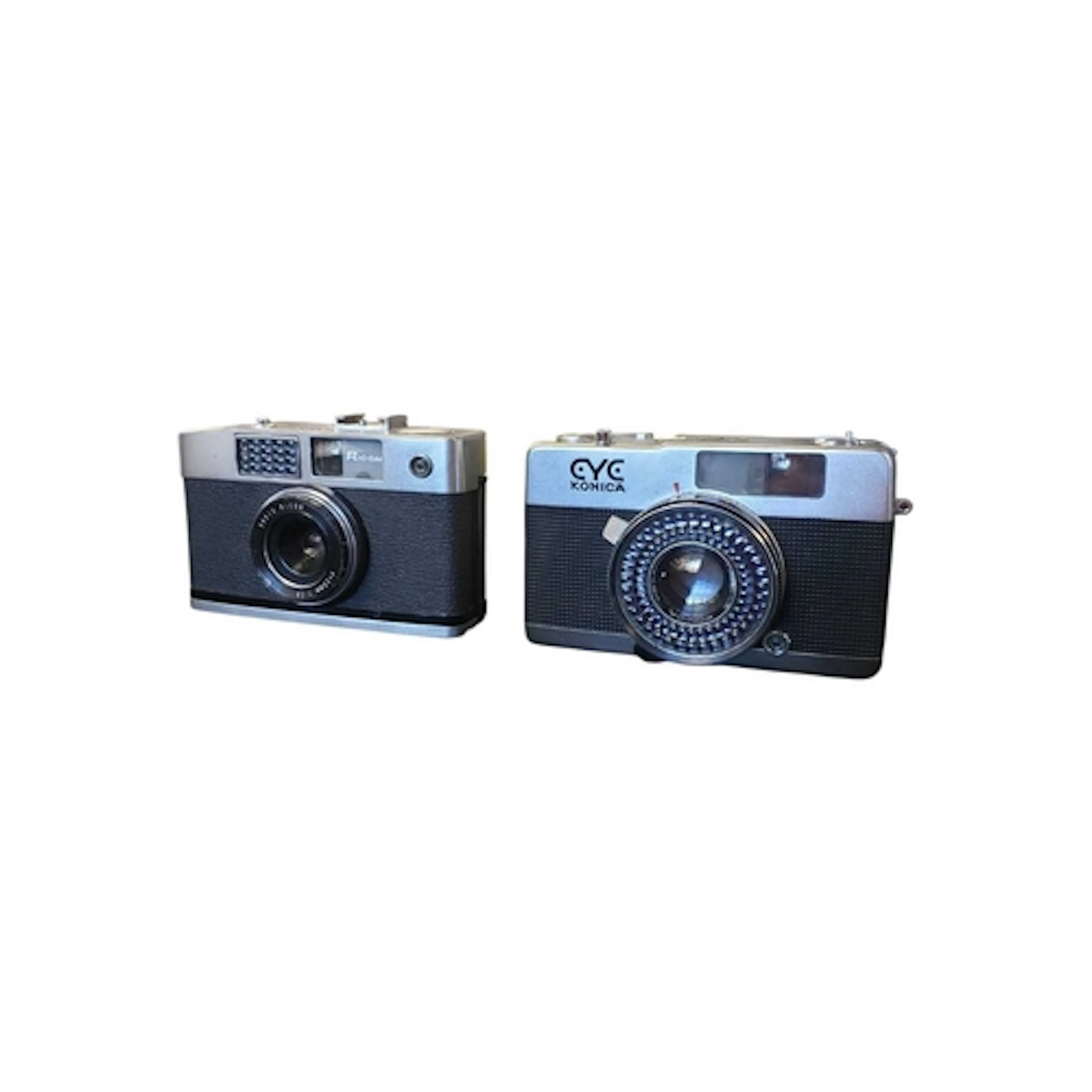 Ricoh / Konica, Japan - Two vintage mid 20th century 35mm Ha...