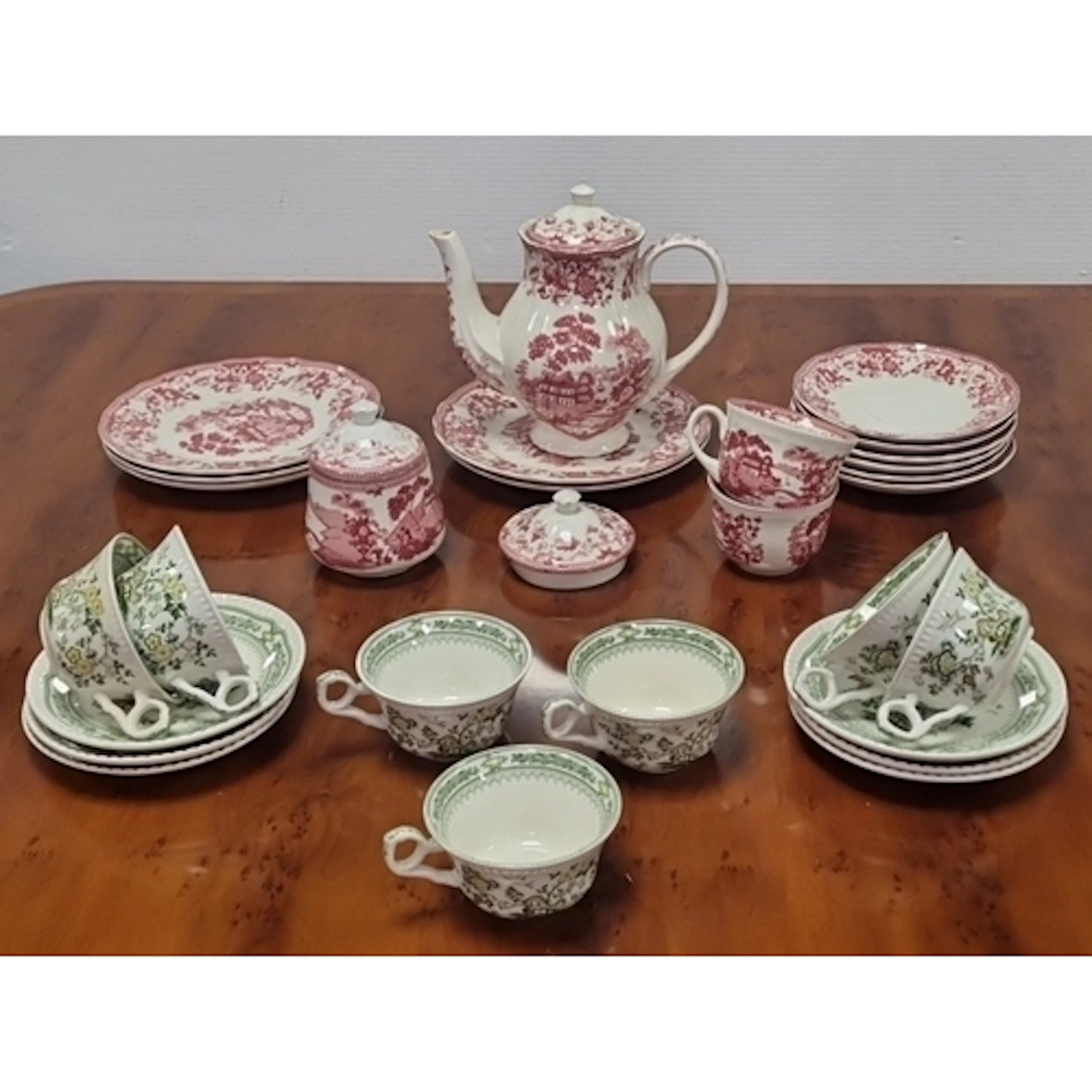 Lot of 2x Part Tea Sets to include San Claudio (Progression)...