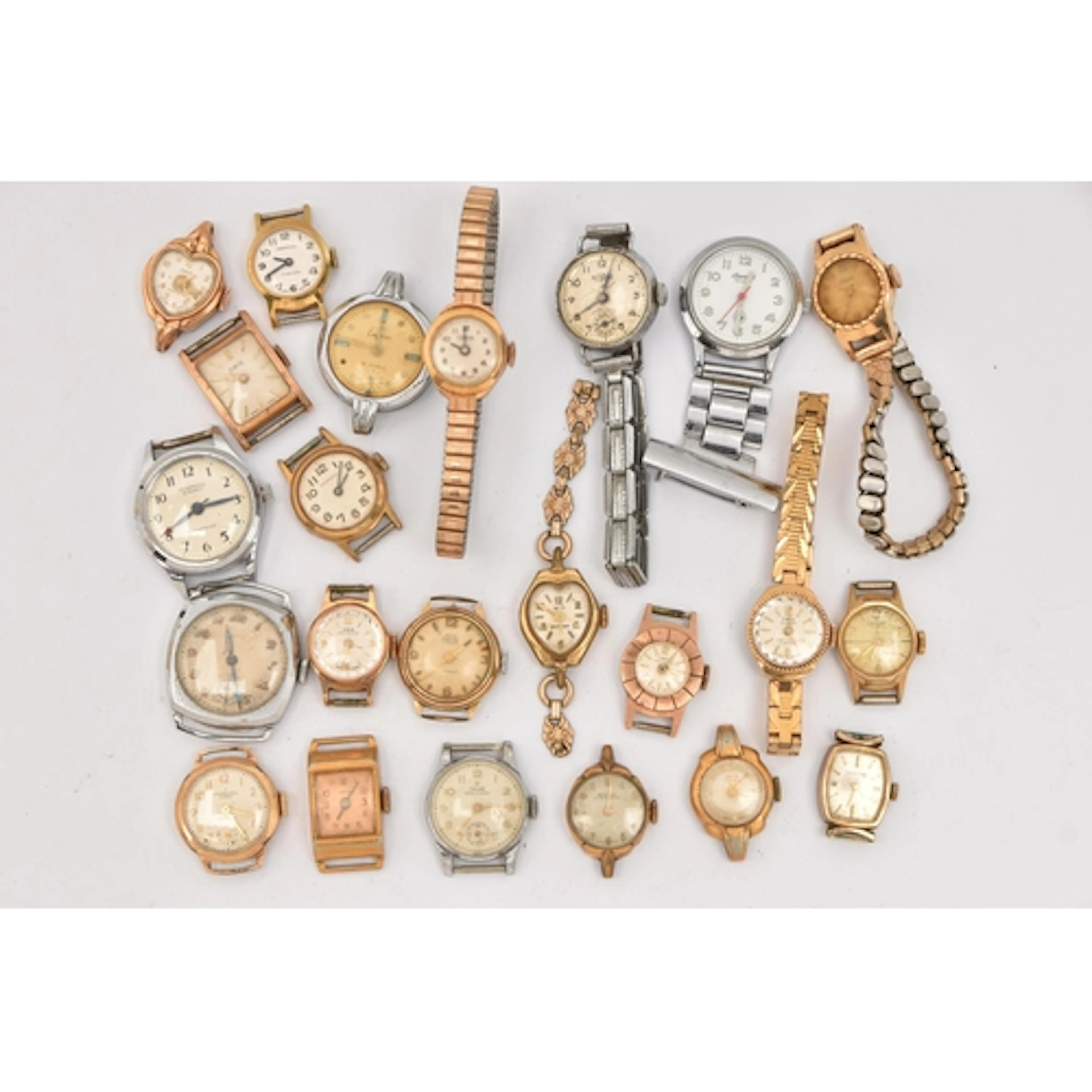 AN ASSORTMENT OF LADIES WATCHES, to include wristwatches, wa...