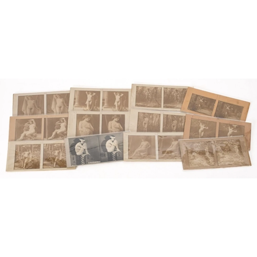 Erotica, a collection of early 20th Century nude and glamour...