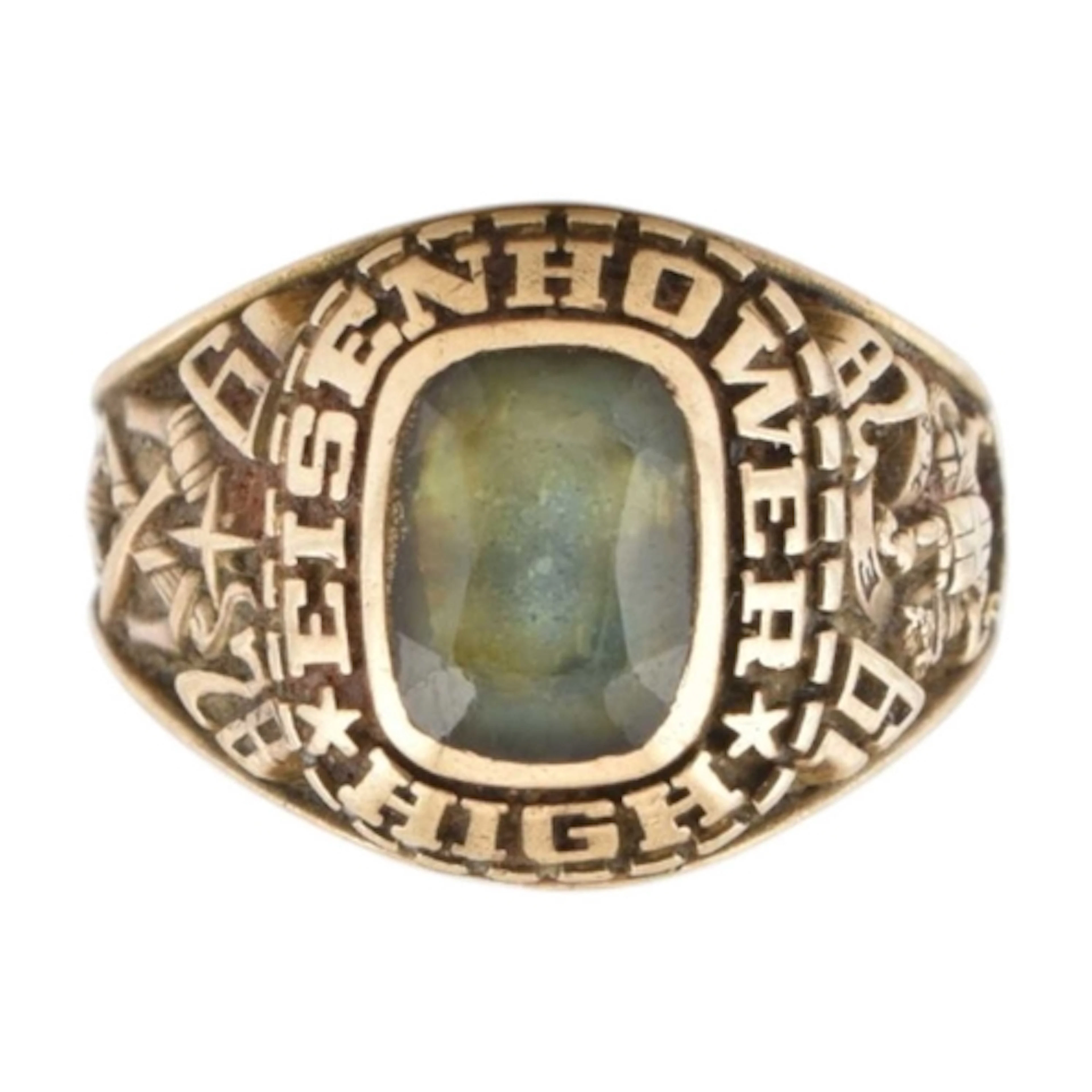 American 1978 Eisenhower High Balfour 10K gold high school g...