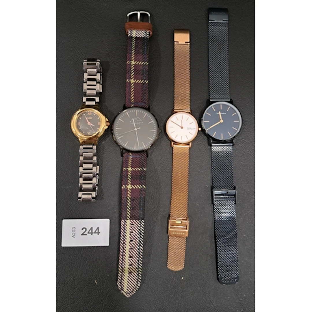 FOUR FASHION WATCHES comprising Sekonda, MacKinnon, Palermo ...