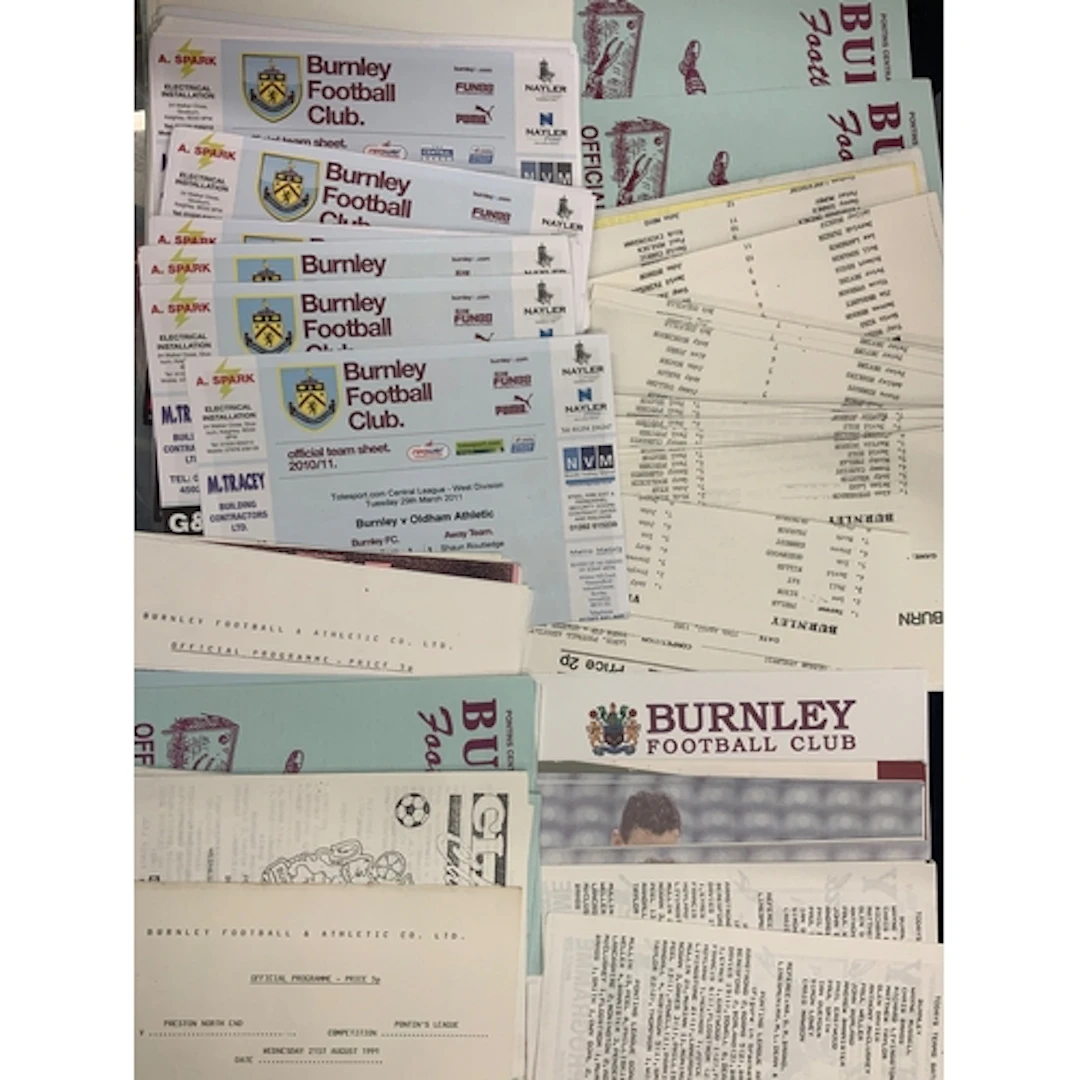 Burnley Home Reserve + Youth Home Football Programmes: From ...