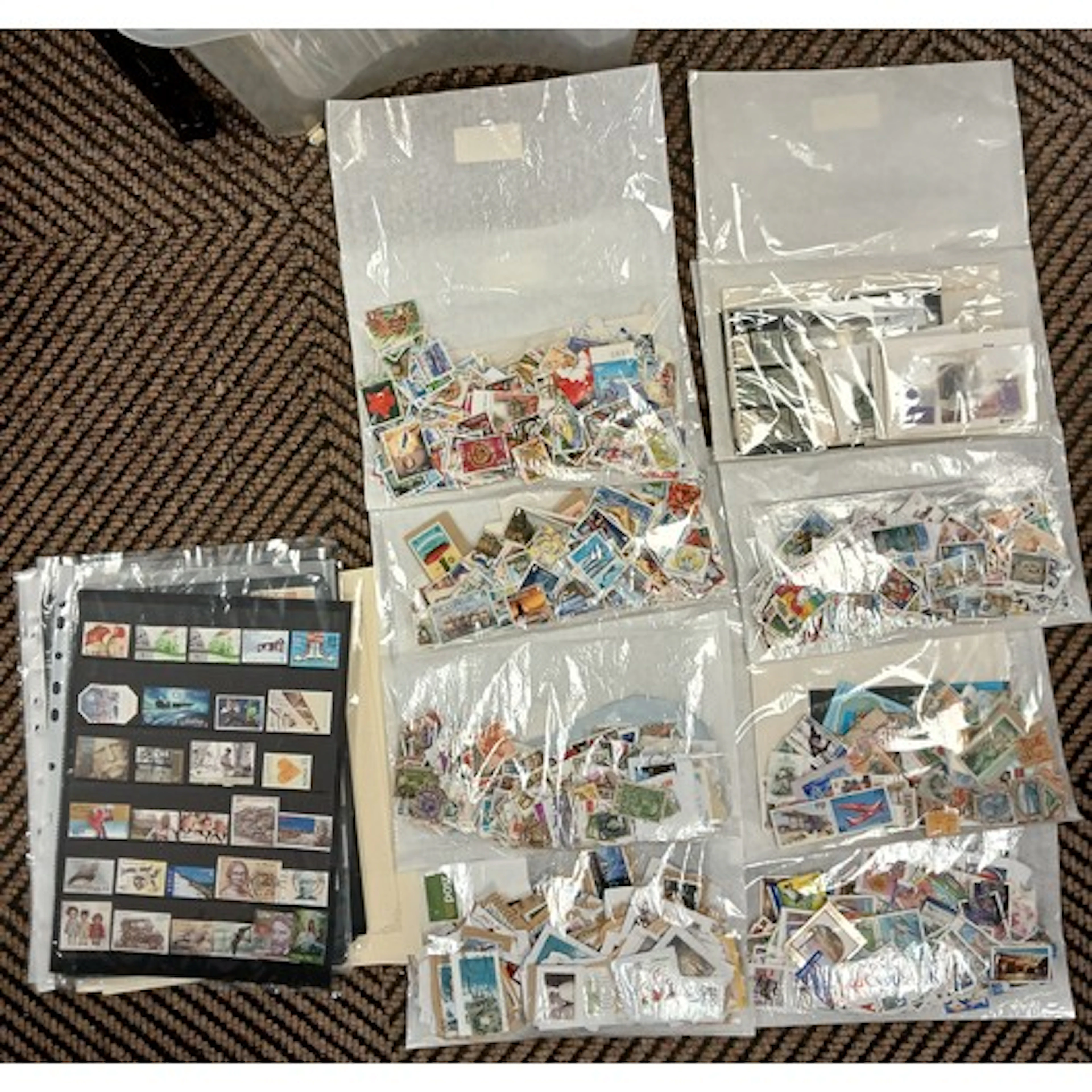 Various loose stamps to include Europe, Jersey, South Americ...