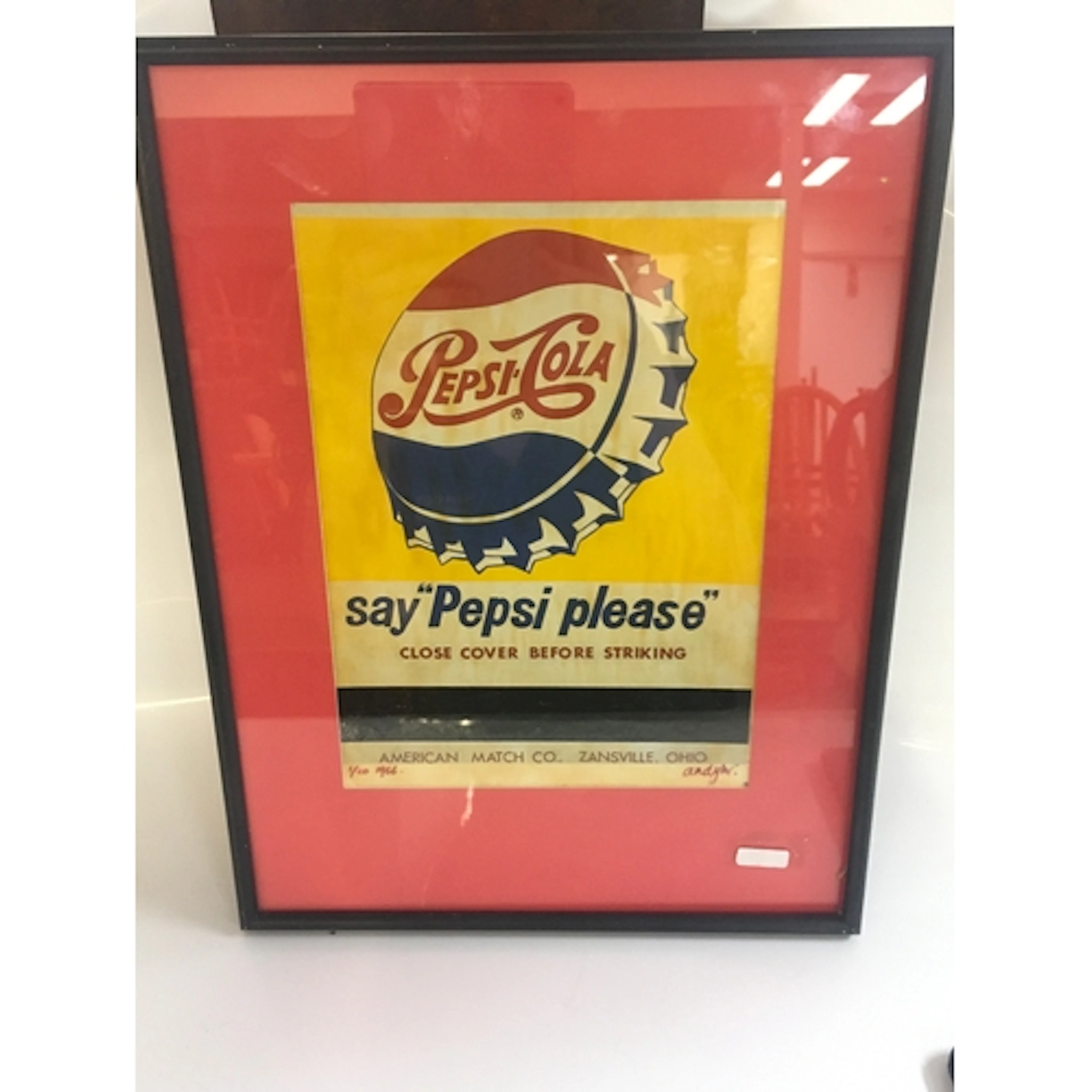 Andy Warhol pop art Pepsi Cola Advertisement 20x27cm, no res...
