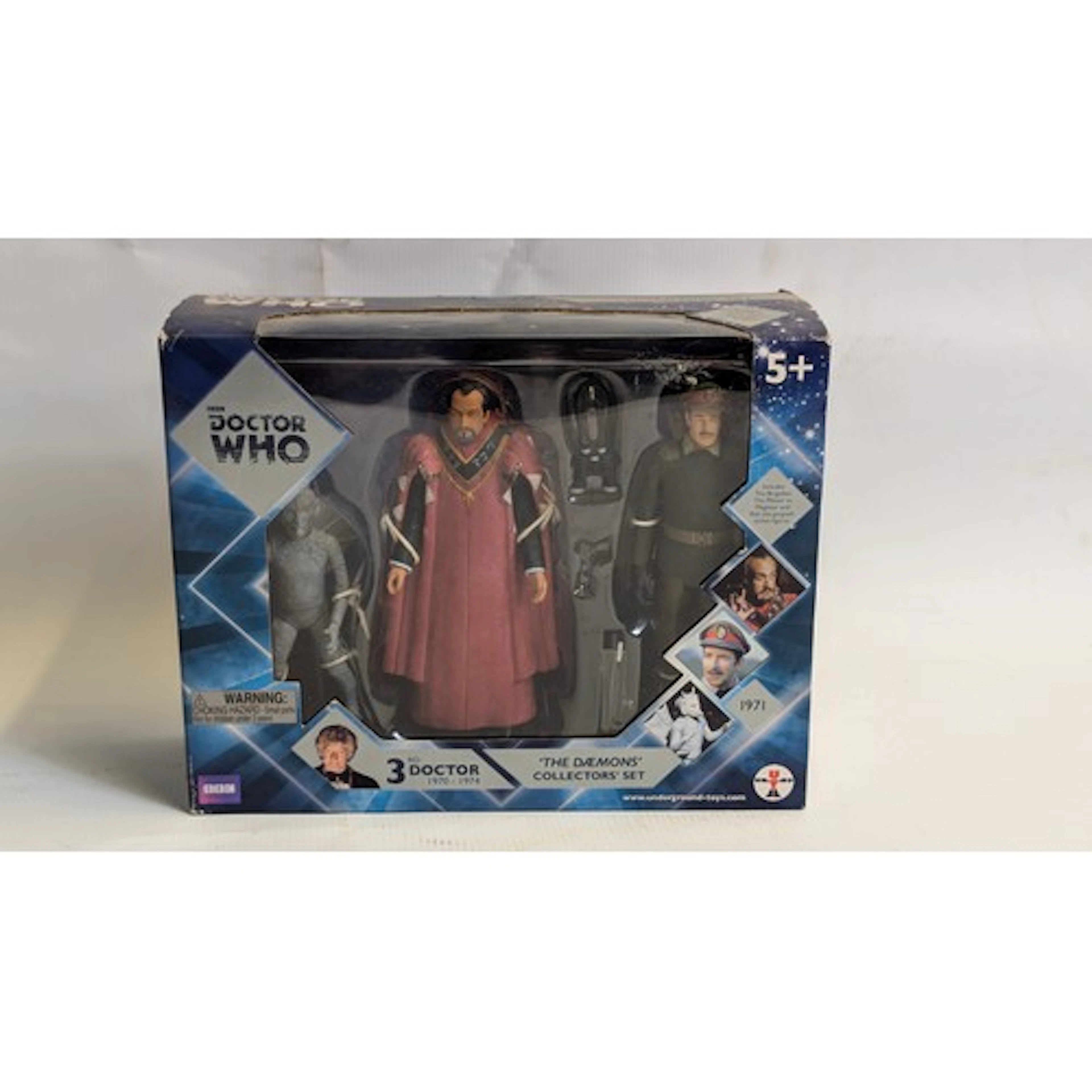 Dr Who The Daemons Collectors' Set 5" action figure box by C...