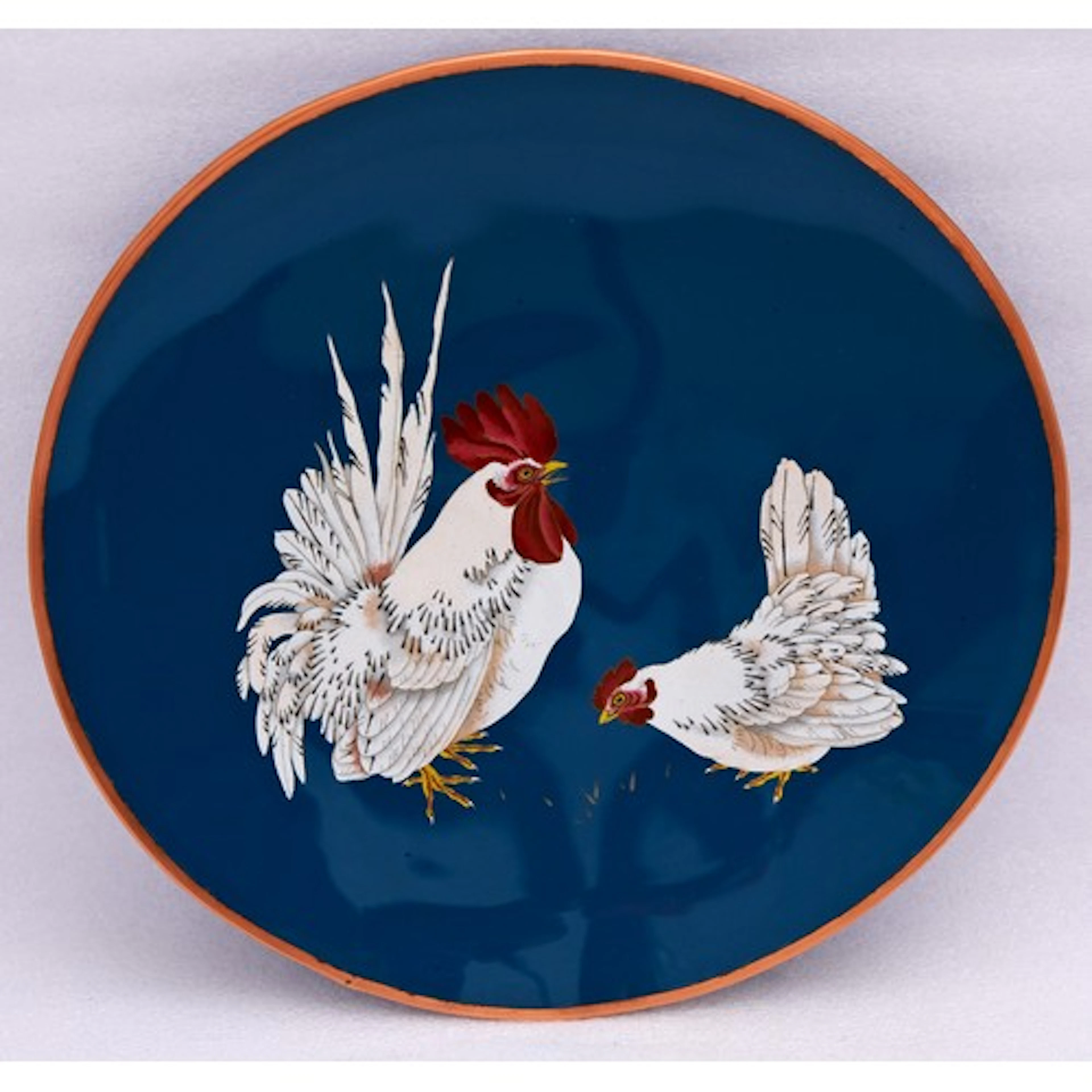 A FINE JAPANESE CLOISONNÉ DISH by ITO YASABURO, MEIJI PERIOD...