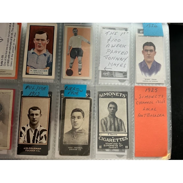 Football Trade Cards: Wide range of old and modern cards hou...