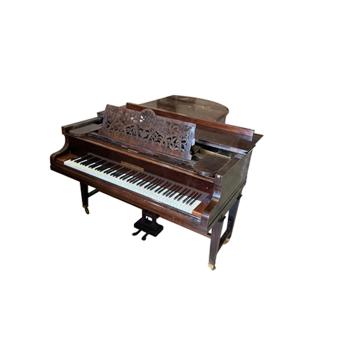 An early 20th century Bechstein rosewood Model C grand piano...