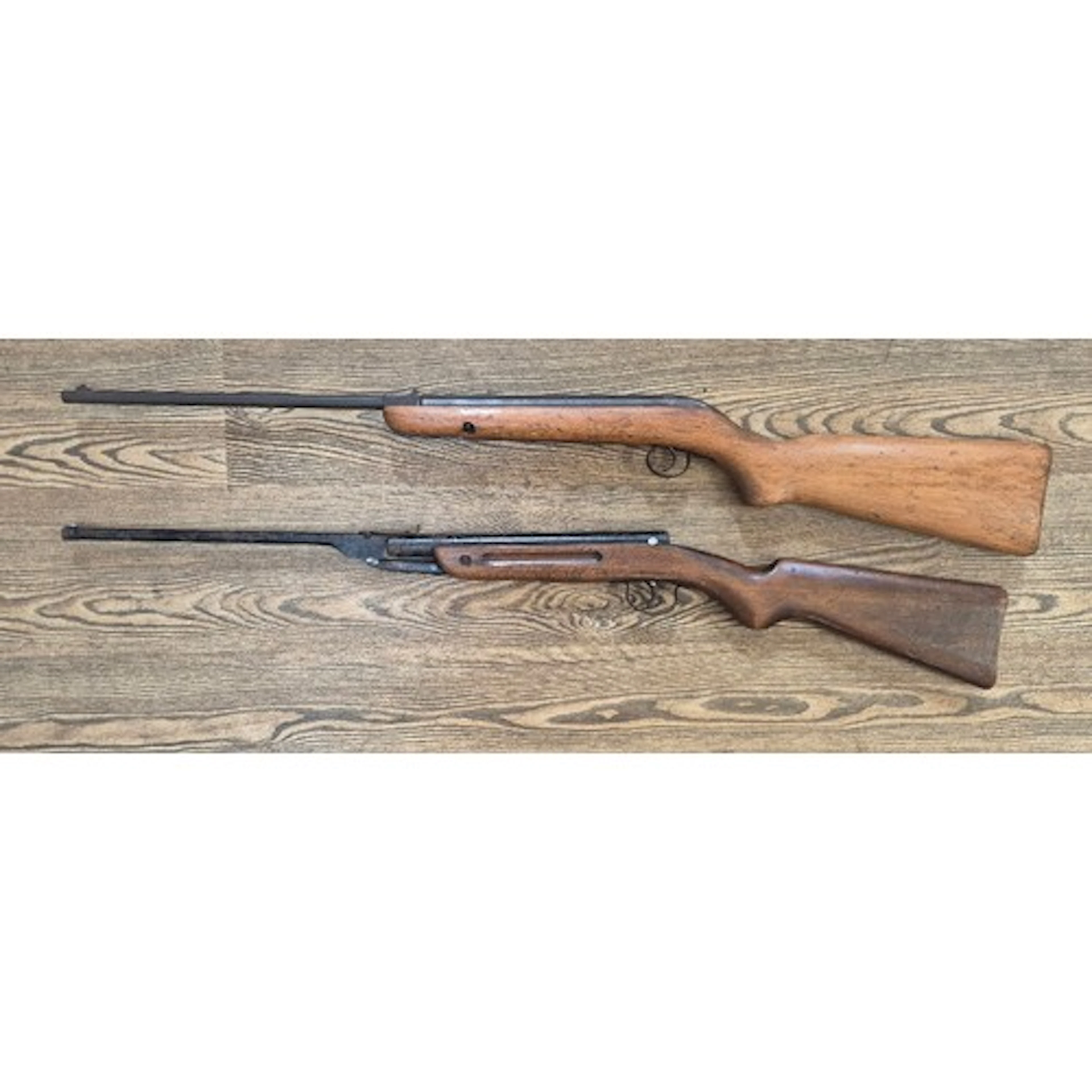 Two vintage .177 calibre break barrel air rifles, Comprising...