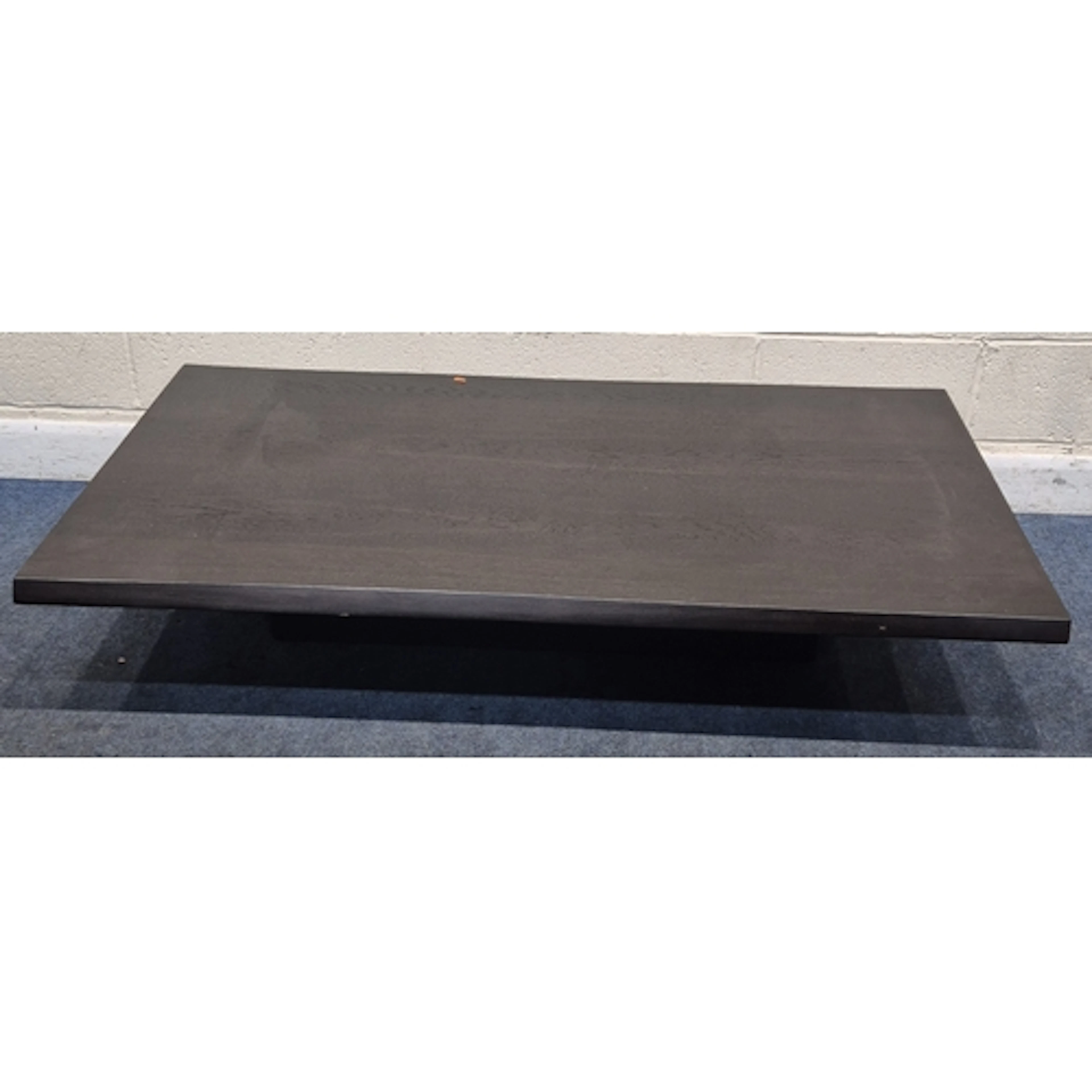 CATTELAN ITALIA, A LARGE RECTANGULAR COFFEE TABLE, raised on...